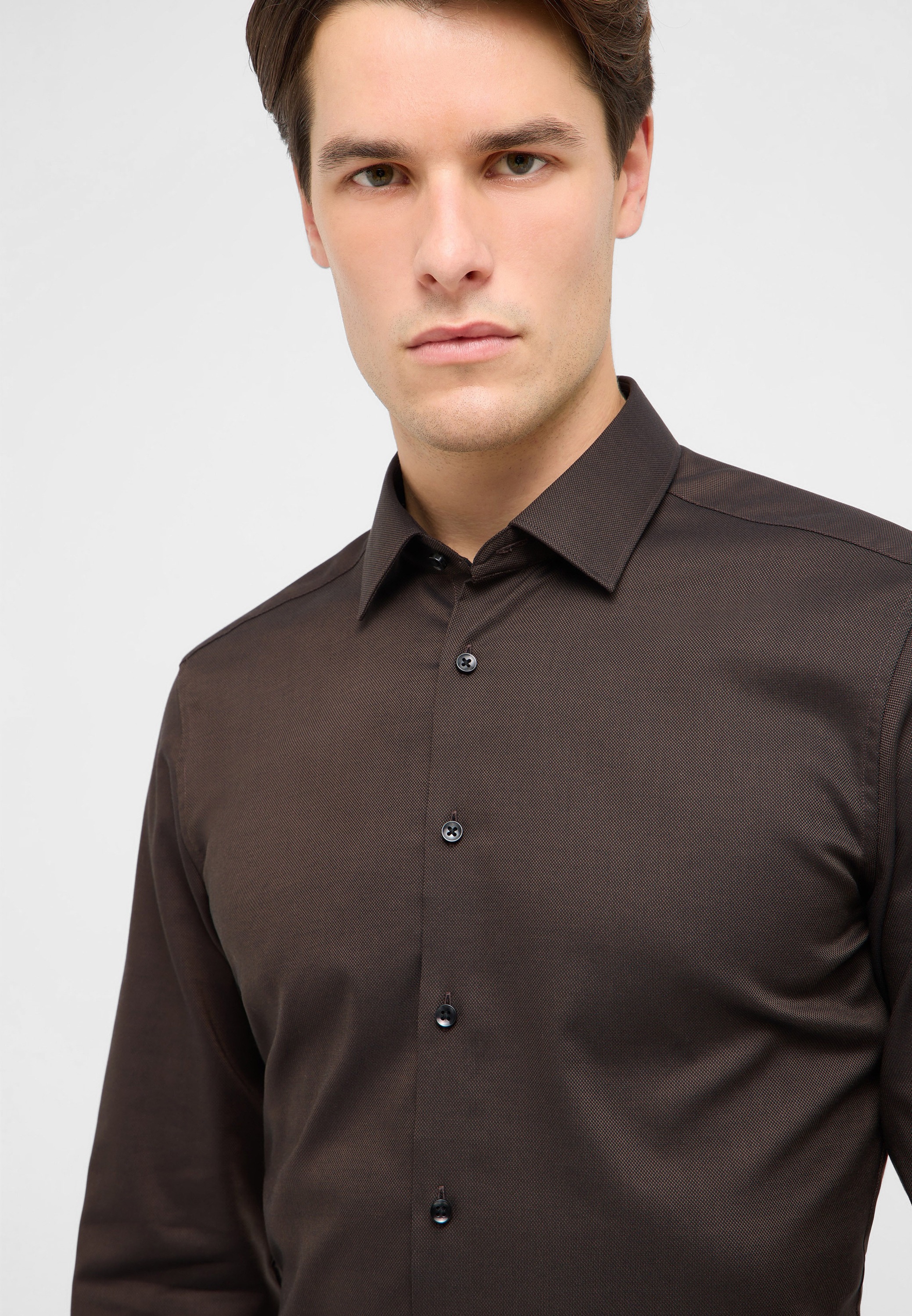 Eterna Langarmhemd »SLIM FIT« NON IRON (bügelfrei)