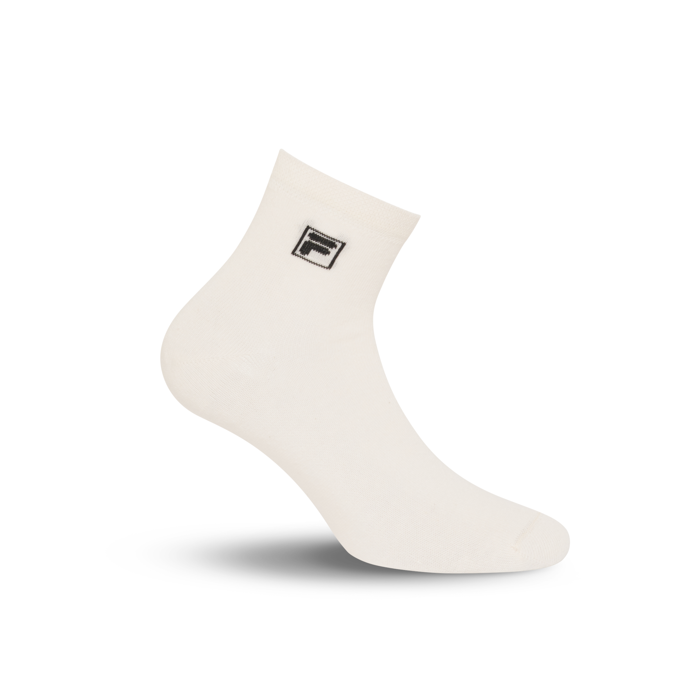 Fila Kurzsocken »UNISEX QUARTER PLAIN SOCKS« 3 Paar tlg. mit eingestrickem Logo