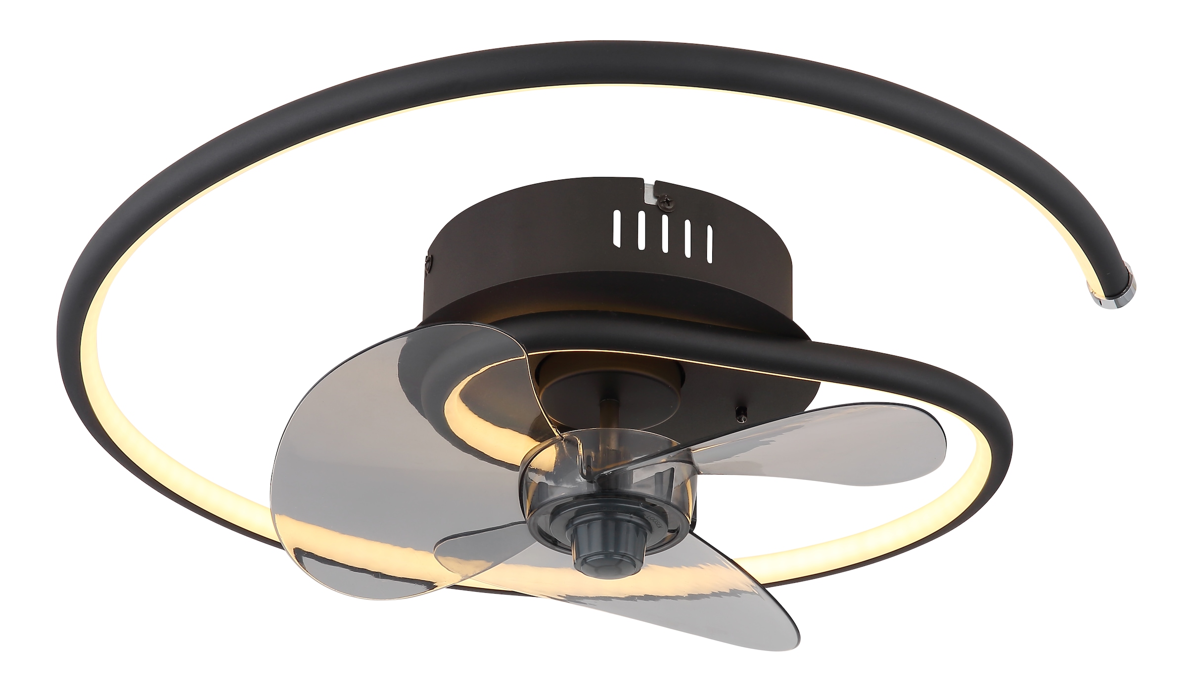 GLOBO LIGHTING Deckenleuchte »KOREN« LED-Modul 1 Stk. warmweiss - kaltweiss Deckenventilator, Deckenlampe, moderner Ventilator