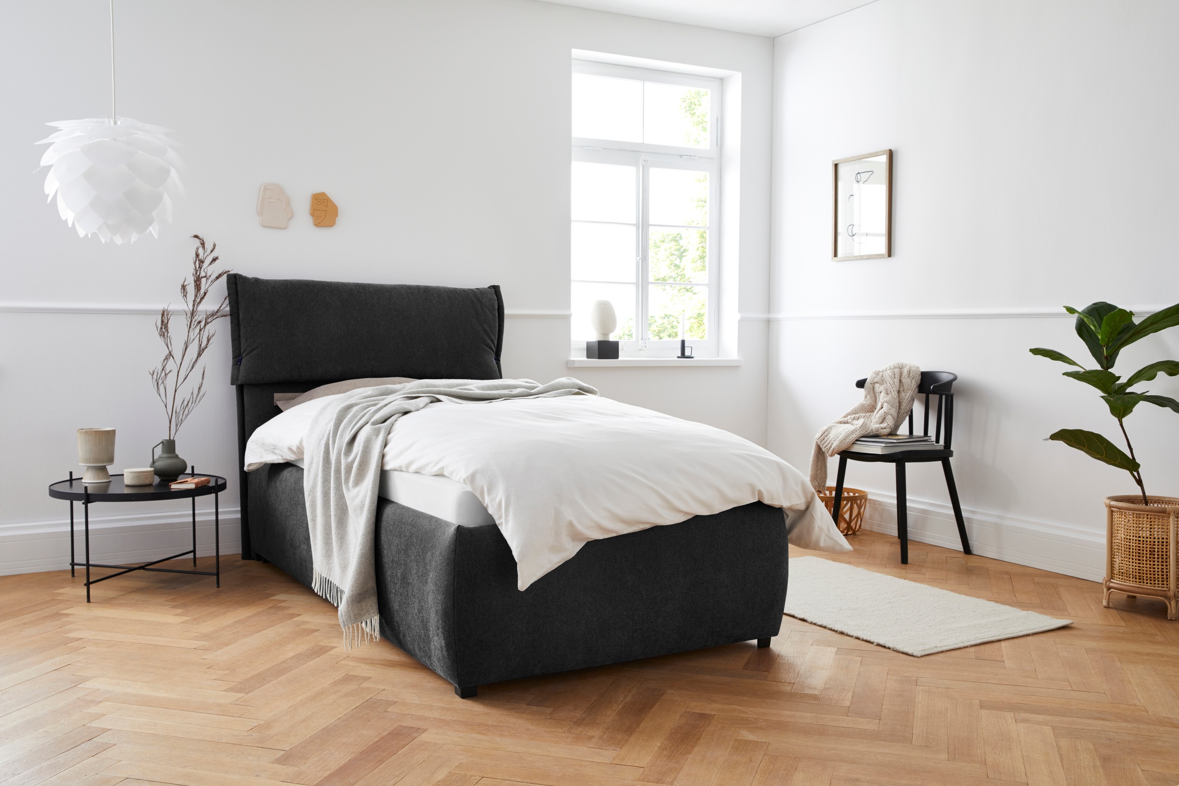 Image of GOODproduct Polsterbett "Jenson" als Bettgestell oder mit 3 Matratzenarten und Härtegraden