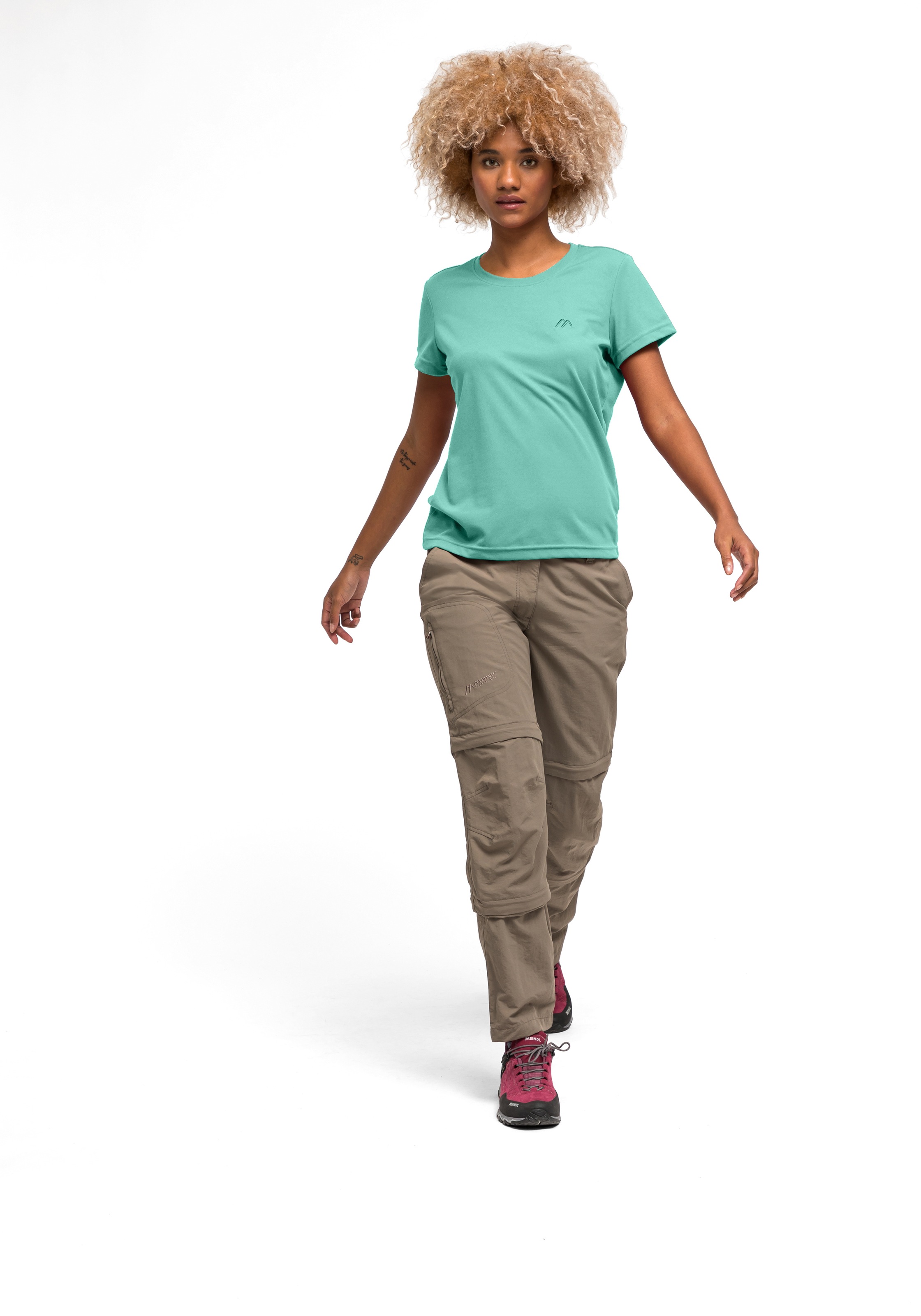 Maier Sports T-Shirt »Waltraud« Damen Kurzarmshirt, leichtes Sommer Funktionsshirt, Rundhals, Reg Fit