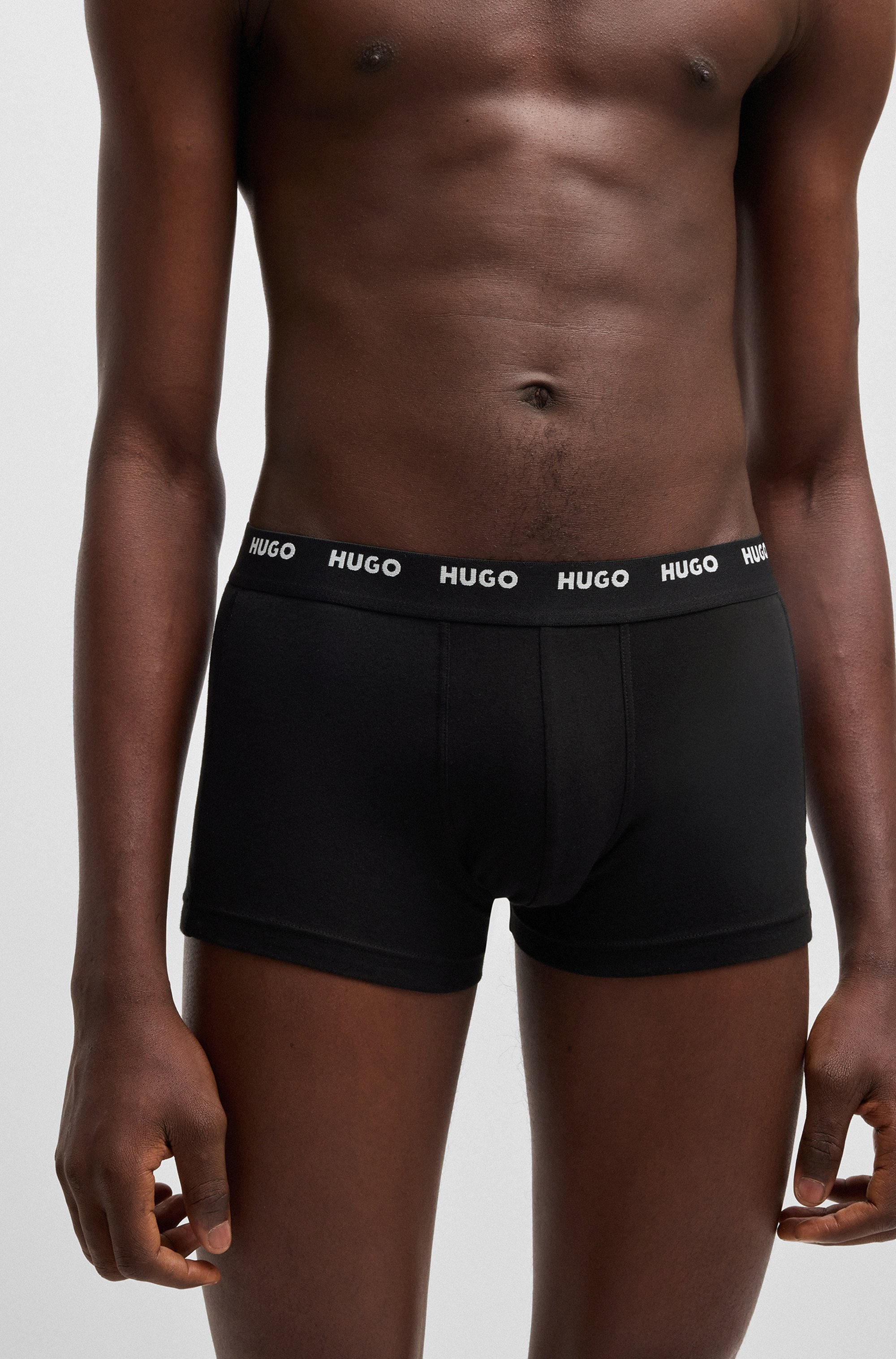 HUGO Underwear Tronc »TRUNK FIVE PACK« 5 cuis mit HUGO Logoschriftzug am Bund