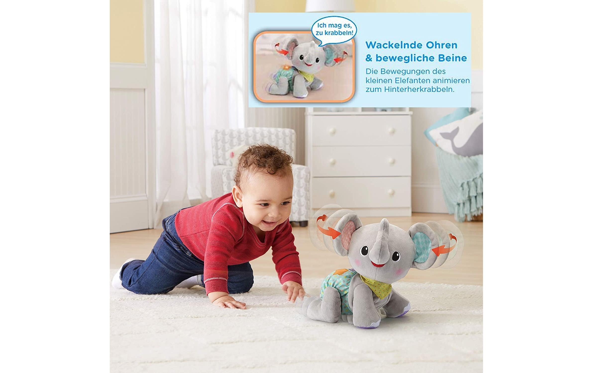 Vtech® Lernspielzeug »Krabbel mit mir - Elefant«