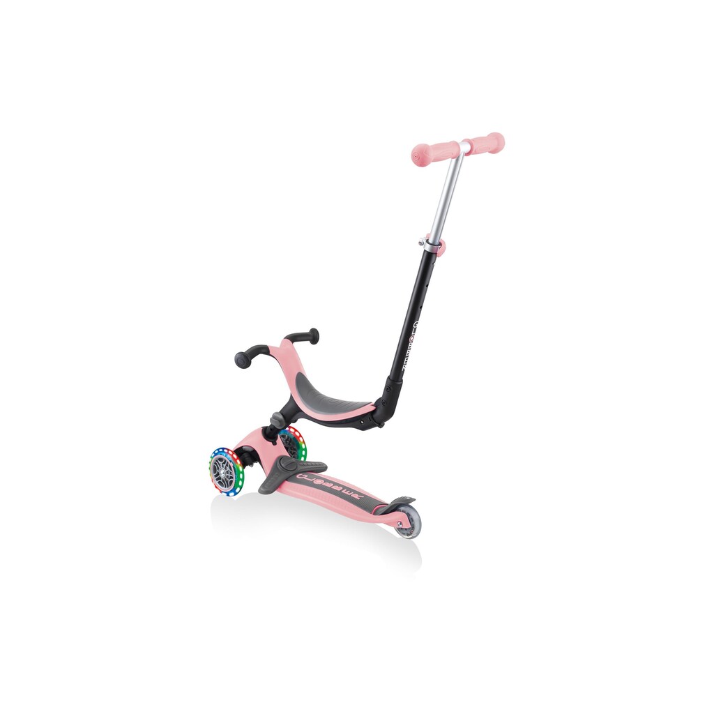 Globber Scooter »GO UP Foldable Plus Lights, Pastel Rosa«