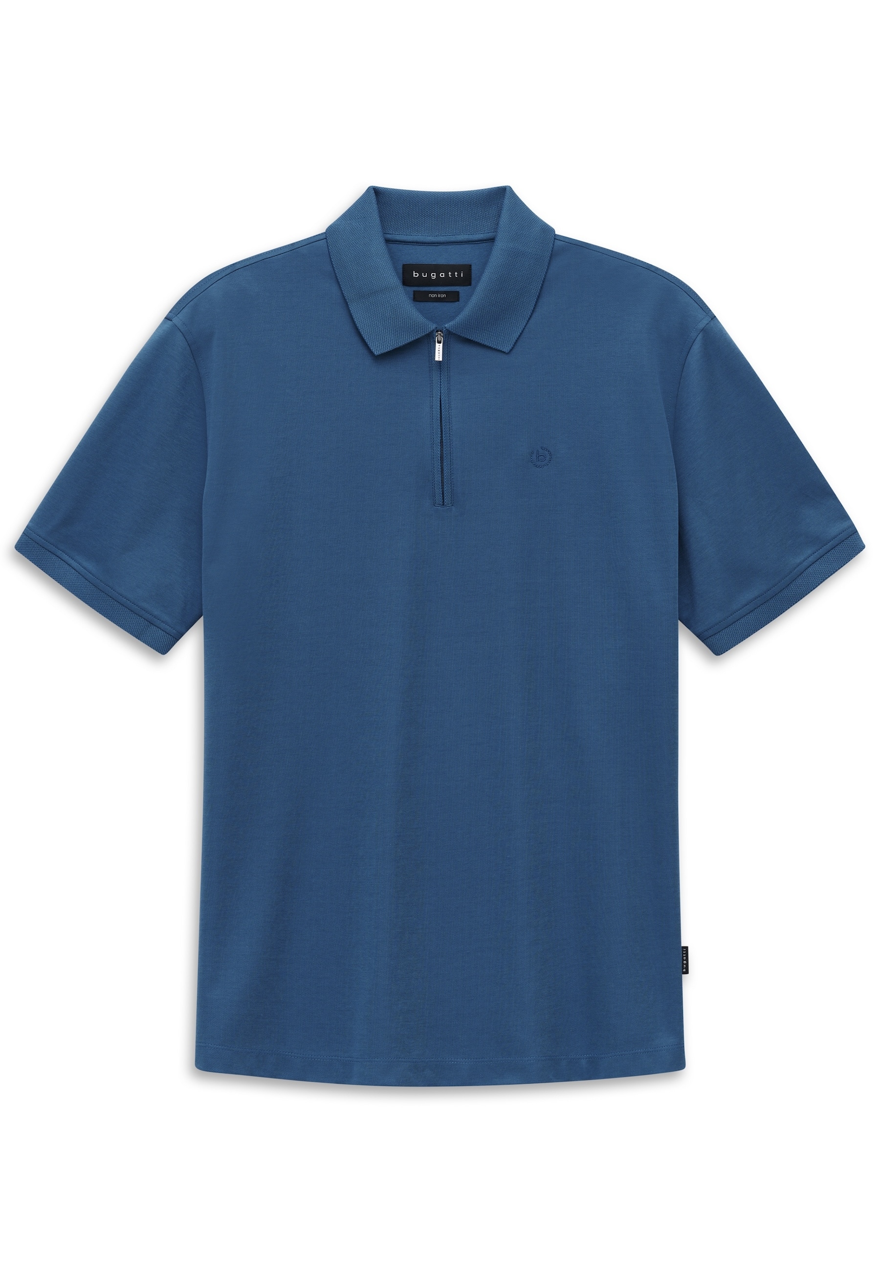 Image of bugatti Poloshirt mit kurzem Reissverschluss