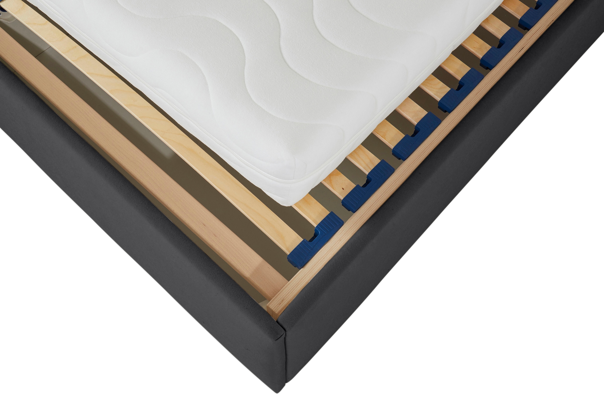 Westfalia Schlafkomfort Polsterbett »Vita« auch mit Stauraum erhältlich, inkl. Kopfteilverstellung