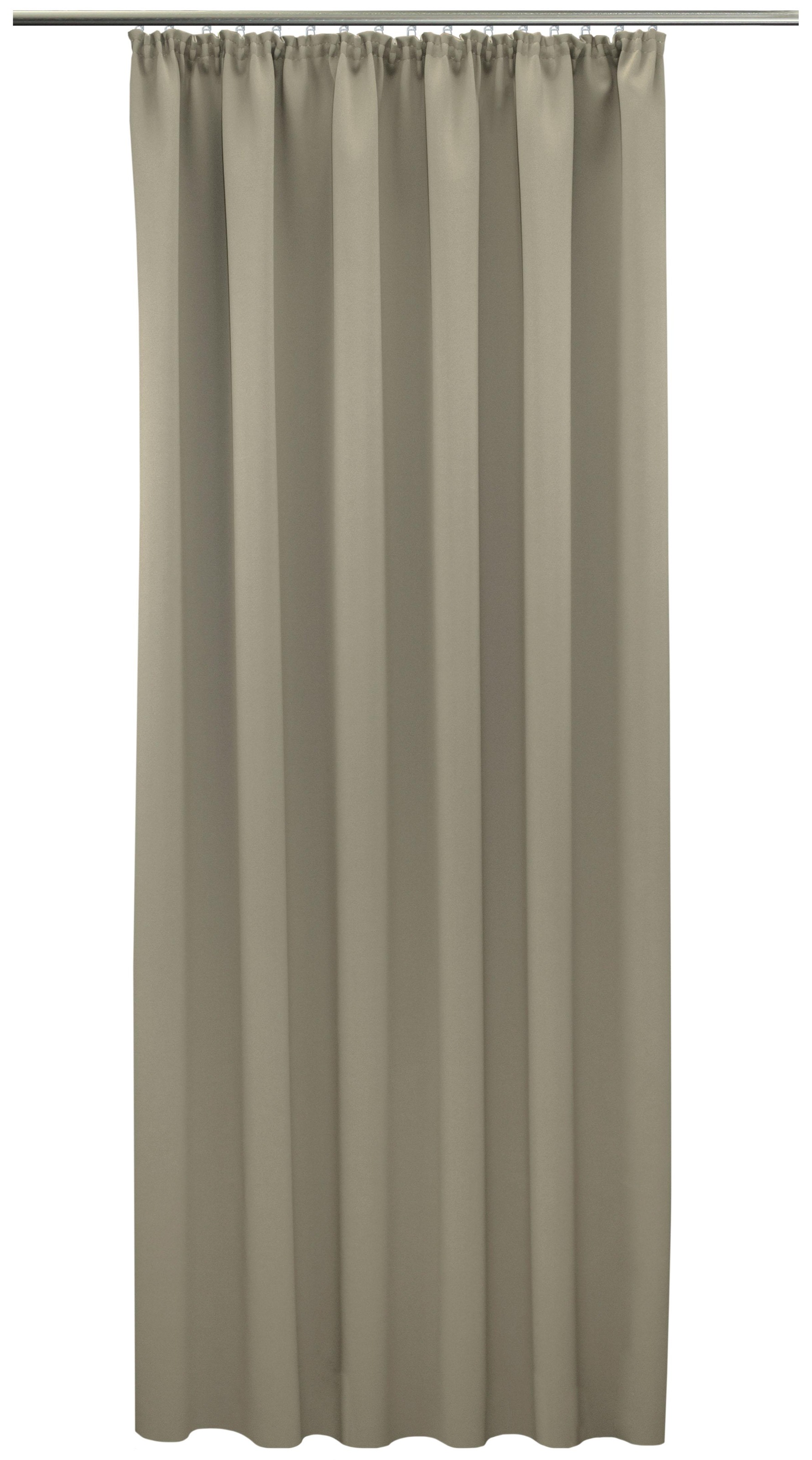 Image of VHG Gardine nach Mass »Leon«, (1 St.), Verdunkelung, energiesparend, blickdicht, Uni, Basic, monochrom, gewebt, Dim Out, verschiedene Grössen, Breite 145 cm bei Ackermann Versand Schweiz