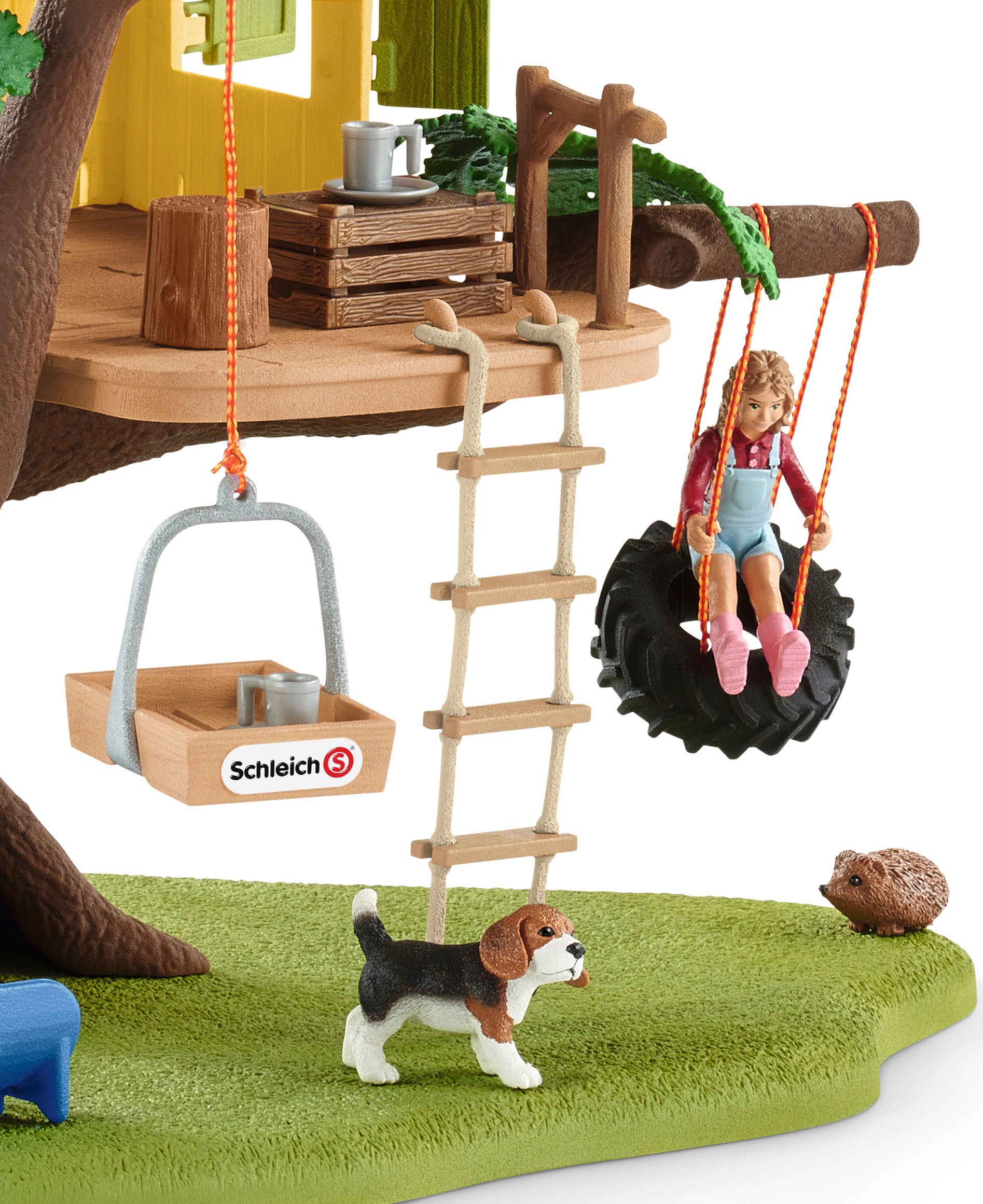 Schleich® Monde de jeu »FARM WORLD, Abenteuer Baumhaus (42408)« Made in Europe