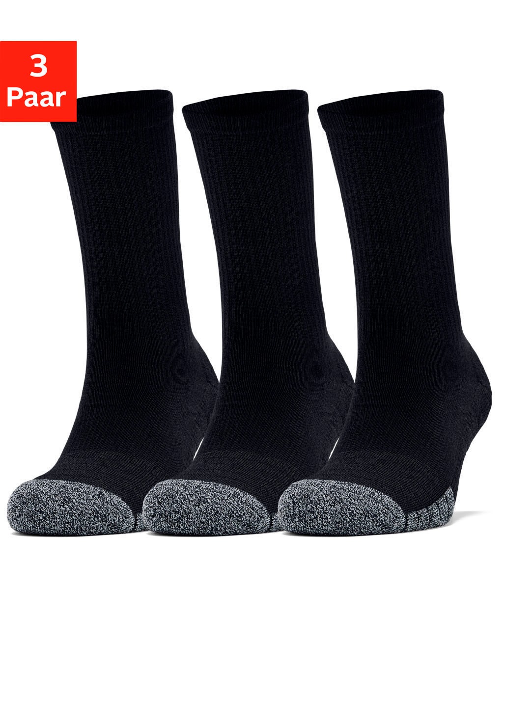 Under Armour® Tennissocken »UA HEATGEAR CREW 3PK«, (Packung, 3 Paar) kaufen