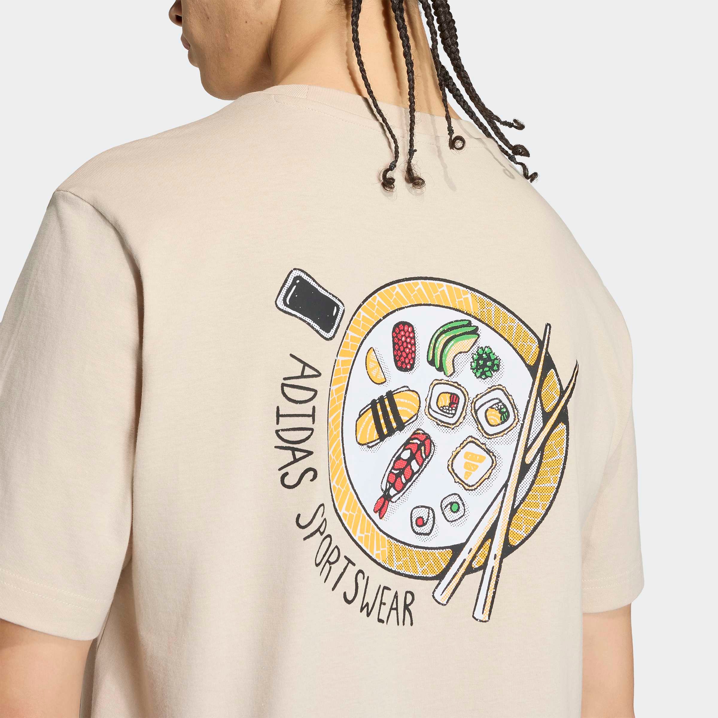 adidas Sportswear T-shirt »M SUSHI T« En coton, pour adultes, design basique