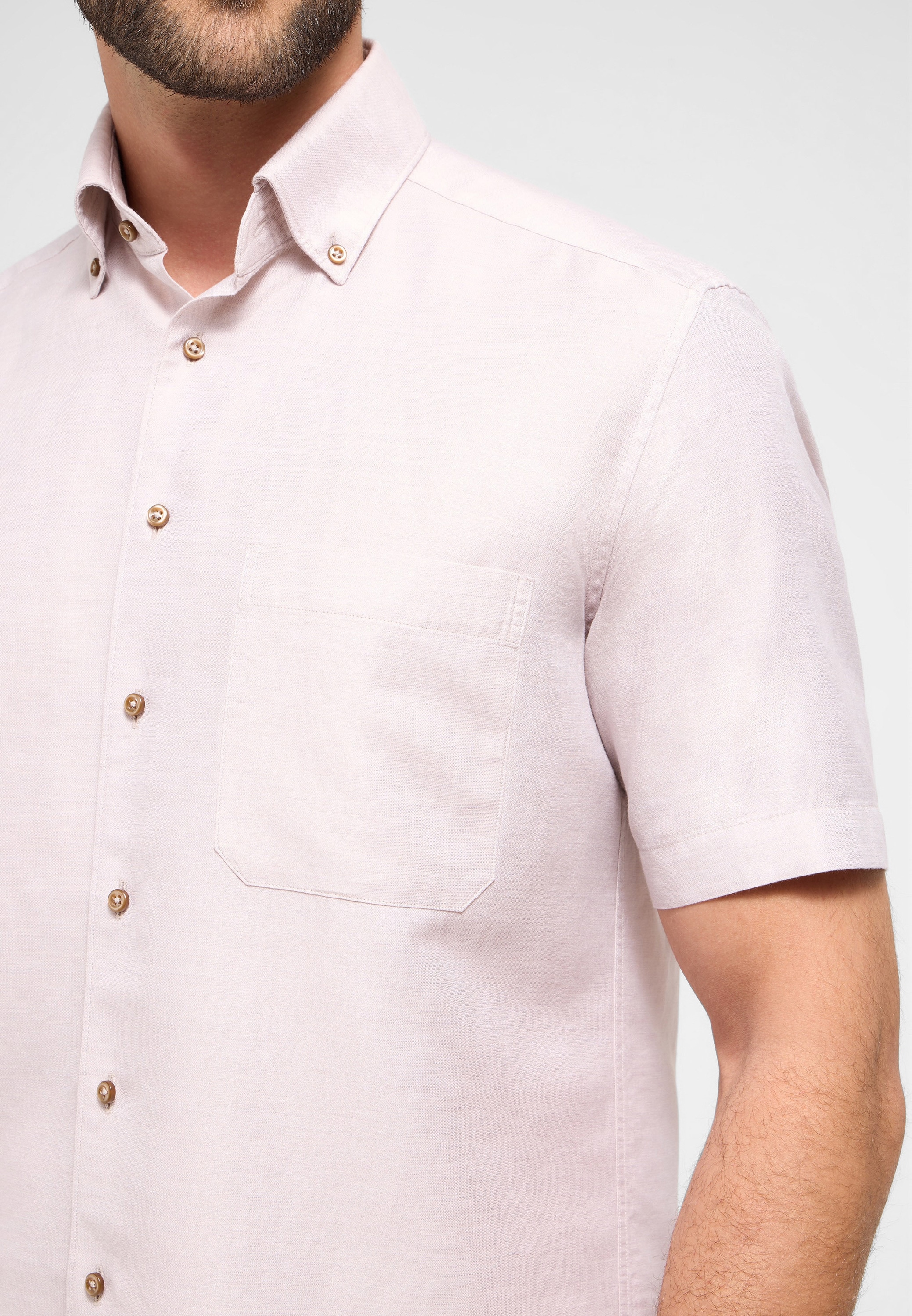 Eterna Chemise à manches courtes »COMFORT FIT« EASY IRON (bügelleicht)