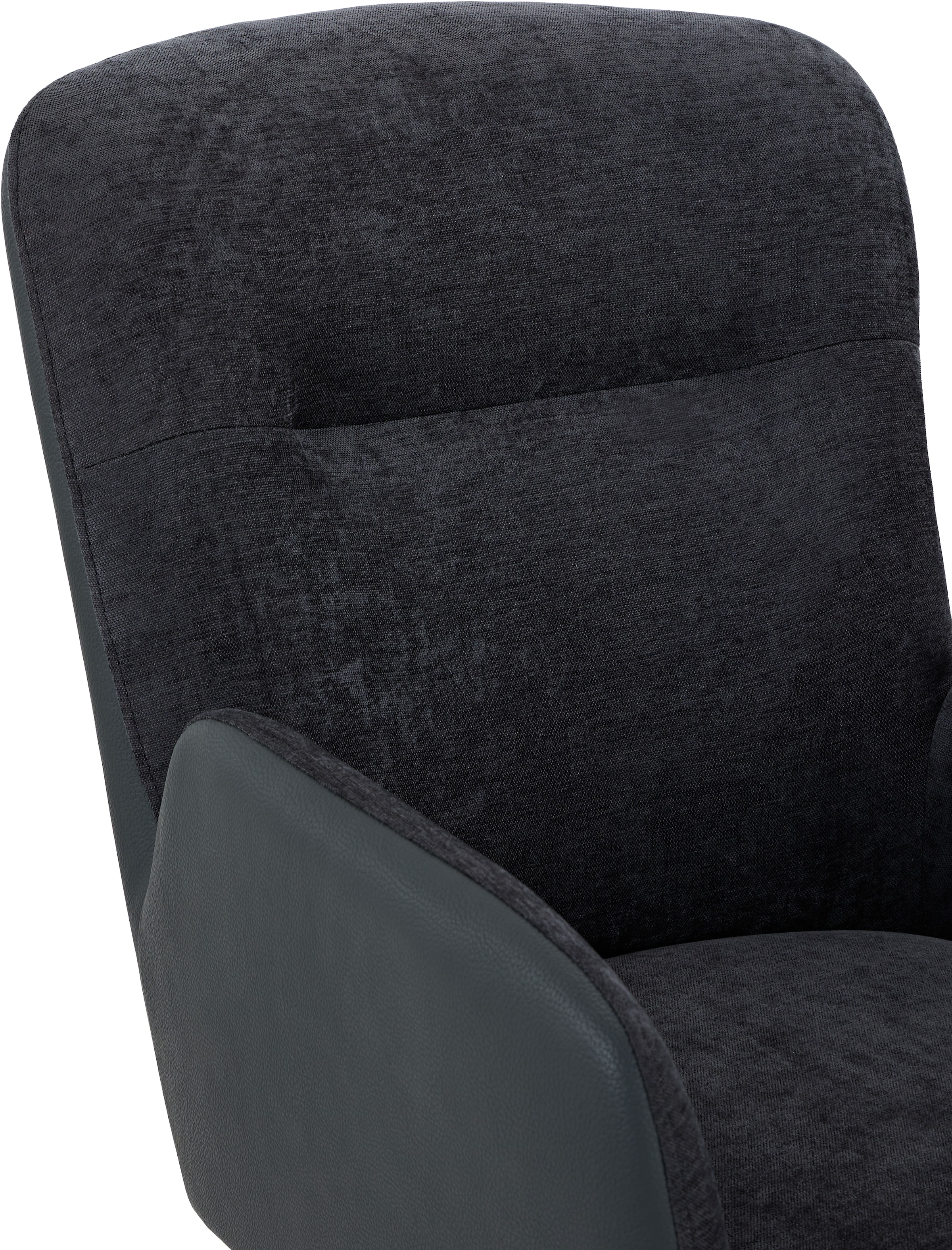 HELA Chaise pivotante »MILAZZO« (Ensemble) 2 cuisfauteuil pivotant avec accoudoirs (360°), combinaison de matériaux, structure en V