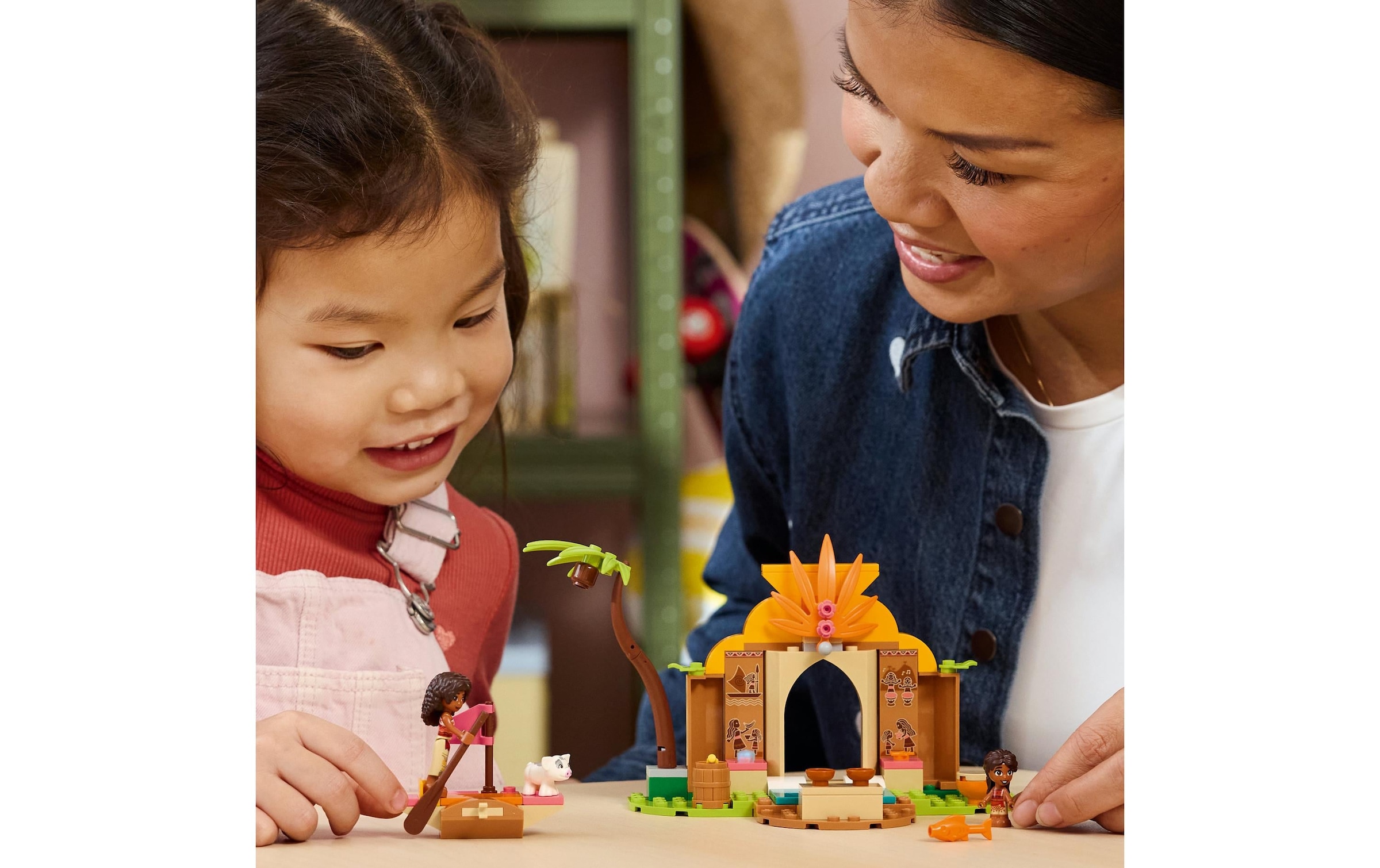 LEGO® Konstruktionsspielsteine »Vaianas Hütte und Boot (43282), LEGO Disney Princess« Made in Europe