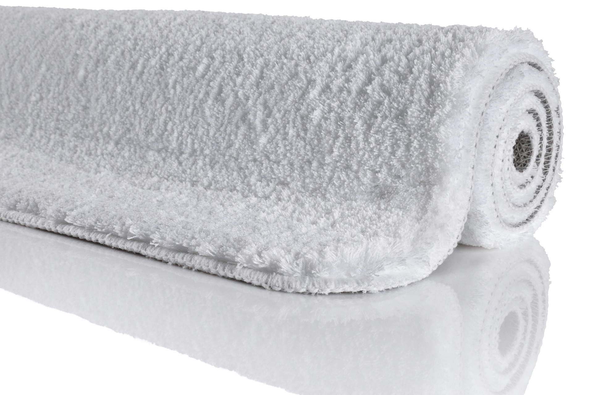 Wecon home Basics Badematte »Joris« Höhe 20 mm rutschhemmend beschichtet strapazierfähig waschbar, viele Grössen, Badezimmerteppich, uni