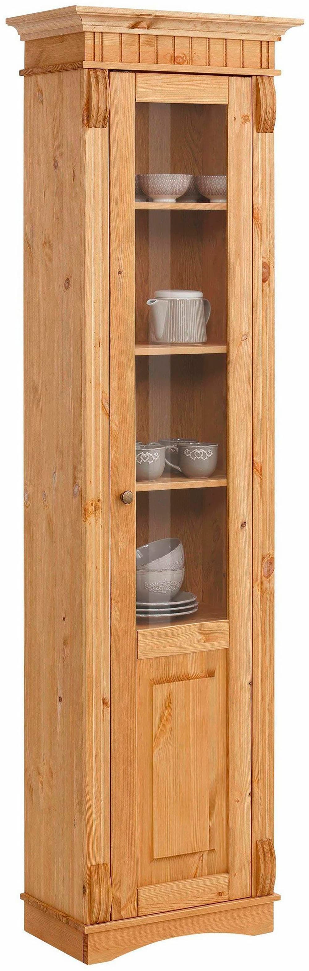 Home affaire Wohnwand »Teresa«, (Set, 3 St.), bestehend aus 1 Vitrine klein, 1 Vitrine gross, 1 Lowboard