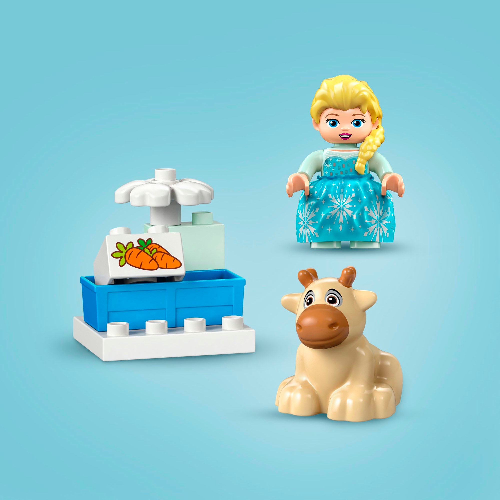 LEGO® Konstruktionsspielsteine »Annas und Elsas Party im Eispalast (10455), LEGO DUPLO Disney™« Made in Europe