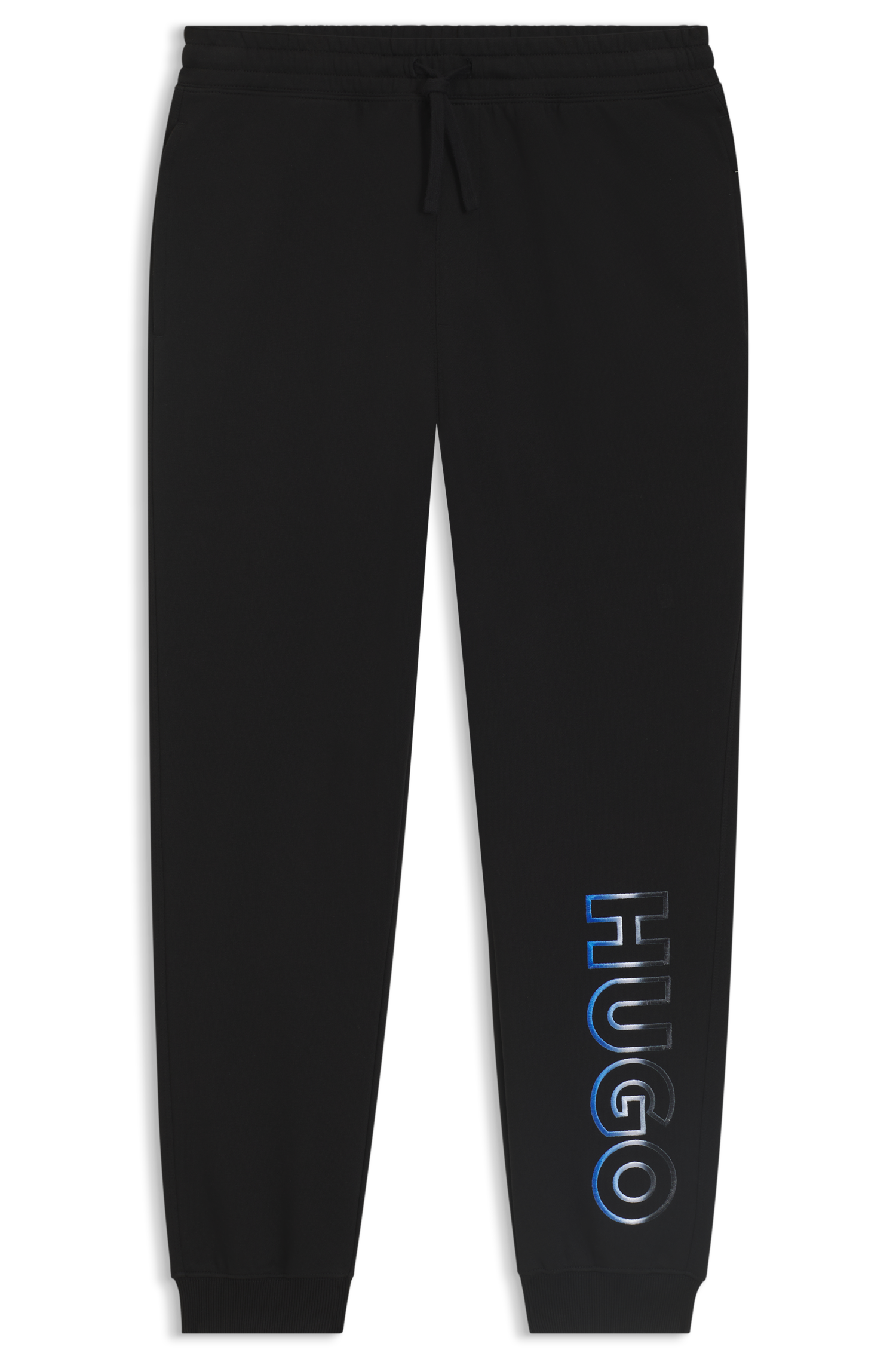 HUGO Blue Sweathose »Nogtro«, elastischer Bund, regular fit, Saumbündchen, Logodruck