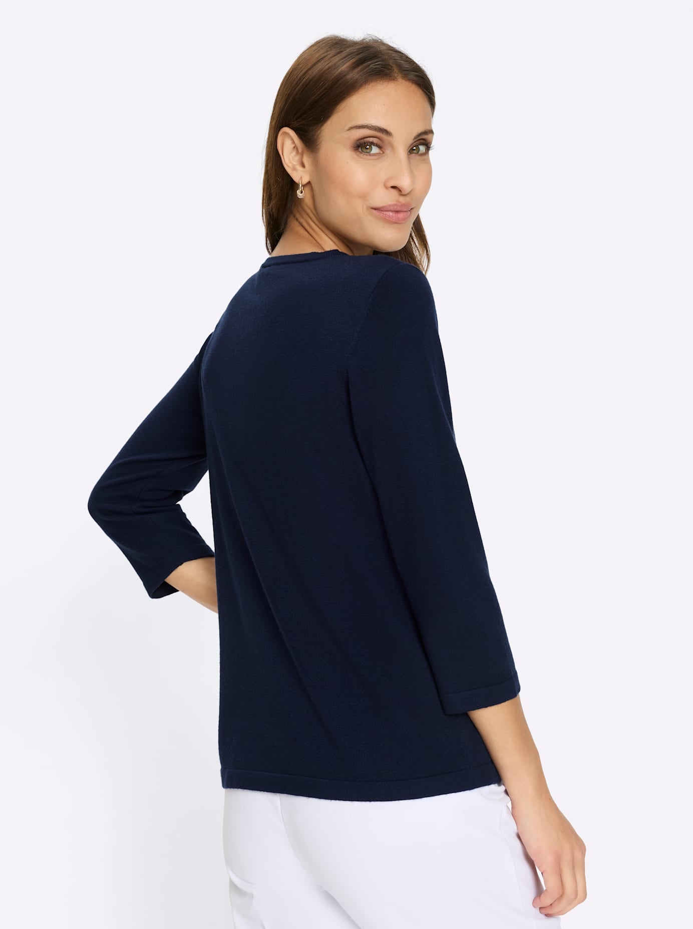 Lady Pull à col roulé »Rundhals-Pullover«