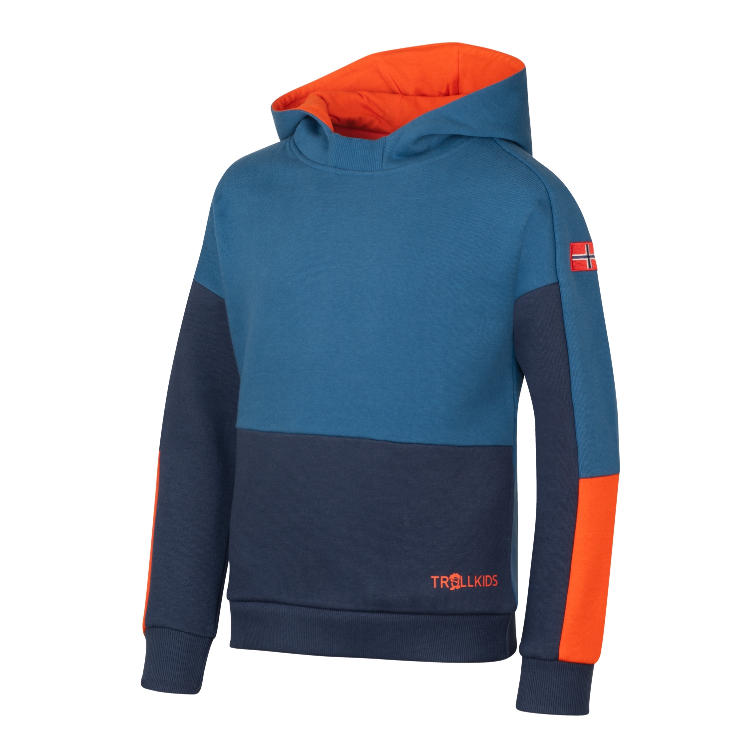 TROLLKIDS Kapuzensweatshirt »KIDS RONDANE SWEATER«, mit farblich passender Fütterung, aus Baumwolle
