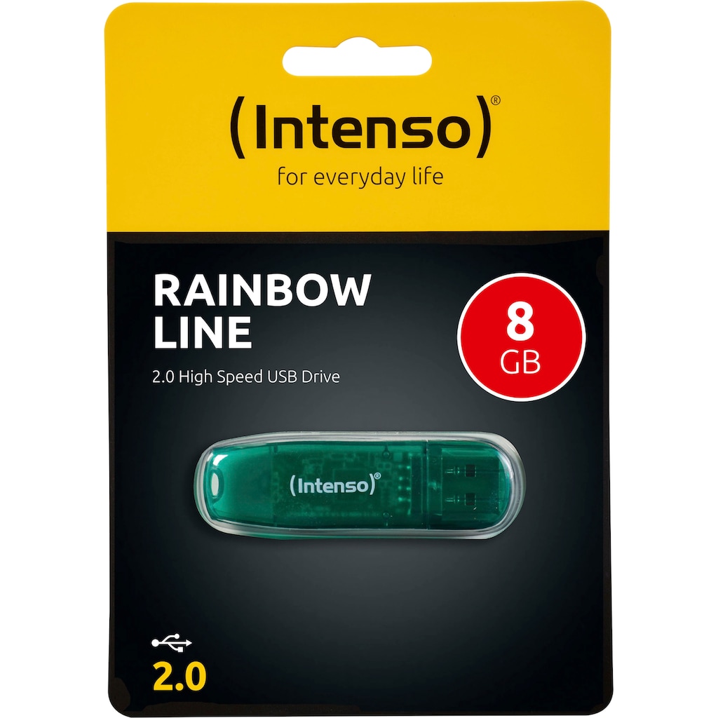 Intenso USB-Stick »Rainbow Line«, (Lesegeschwindigkeit 28 MB/s)