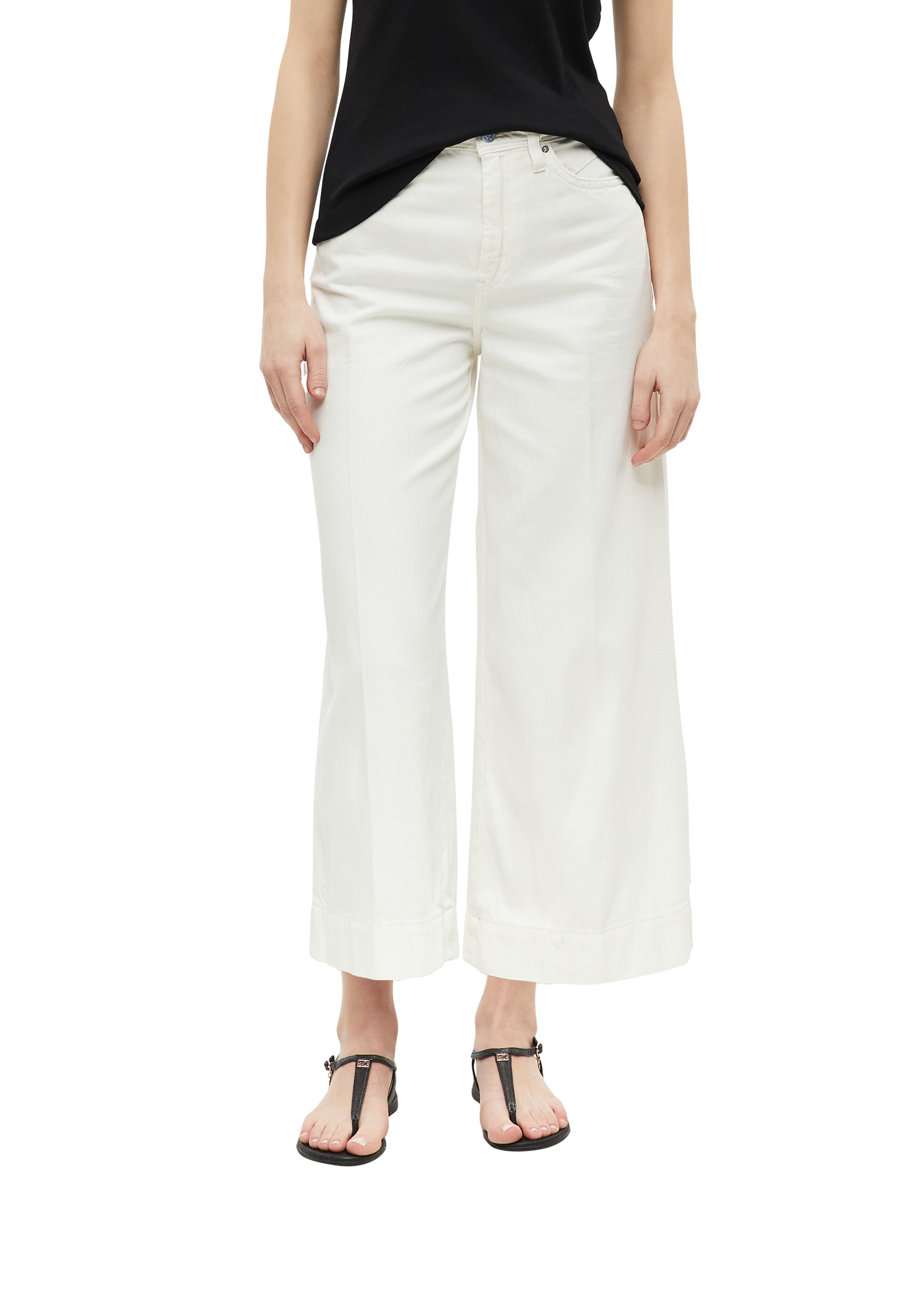 Image of s.Oliver Weite Jeans mit weitem Bein und Bundfalte