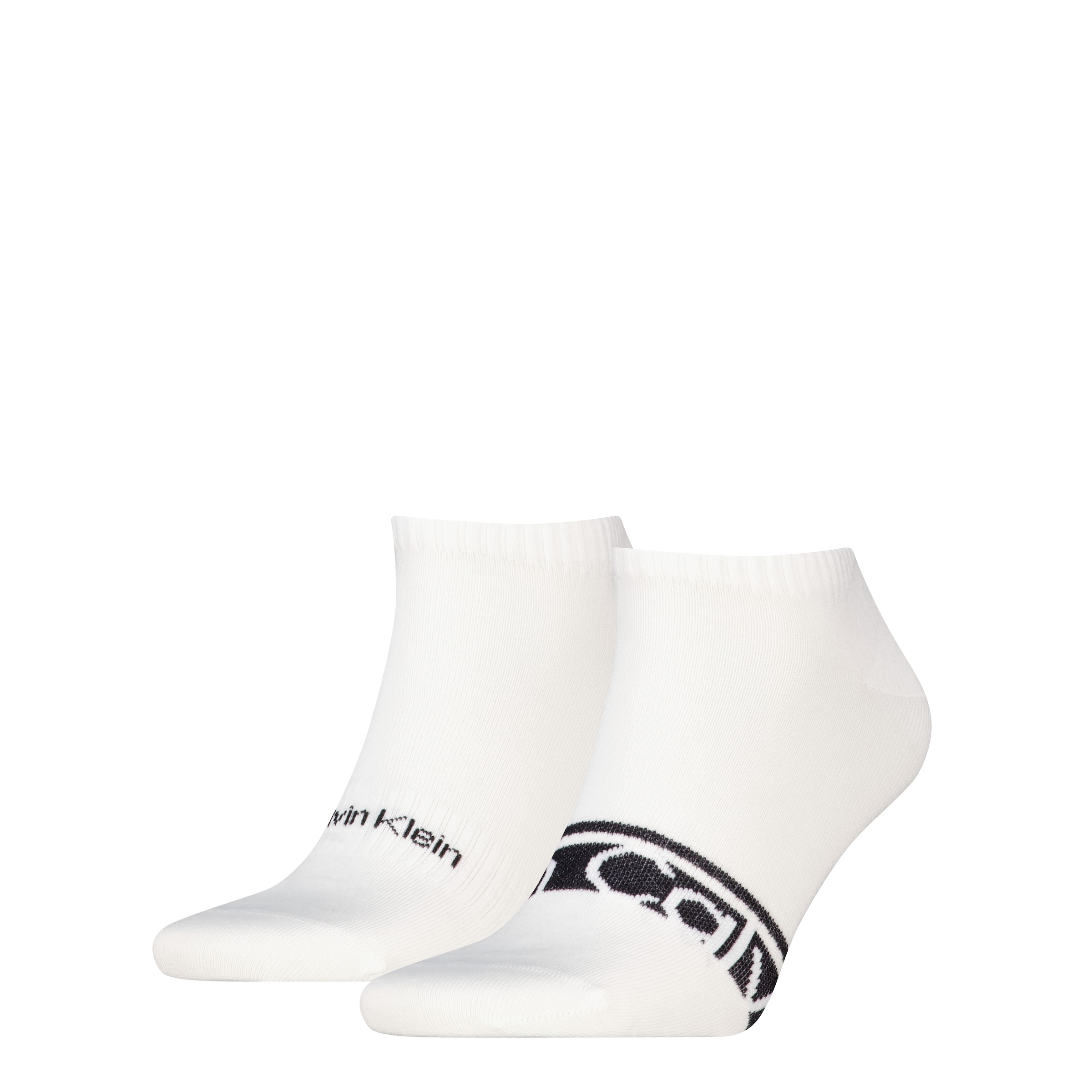 Calvin Klein Chaussettes de baskets »CK MEN SNEAKER 2P LOGO STRIPE« 2 Paar,  mit Logoschriftzug, Cotton-Mix