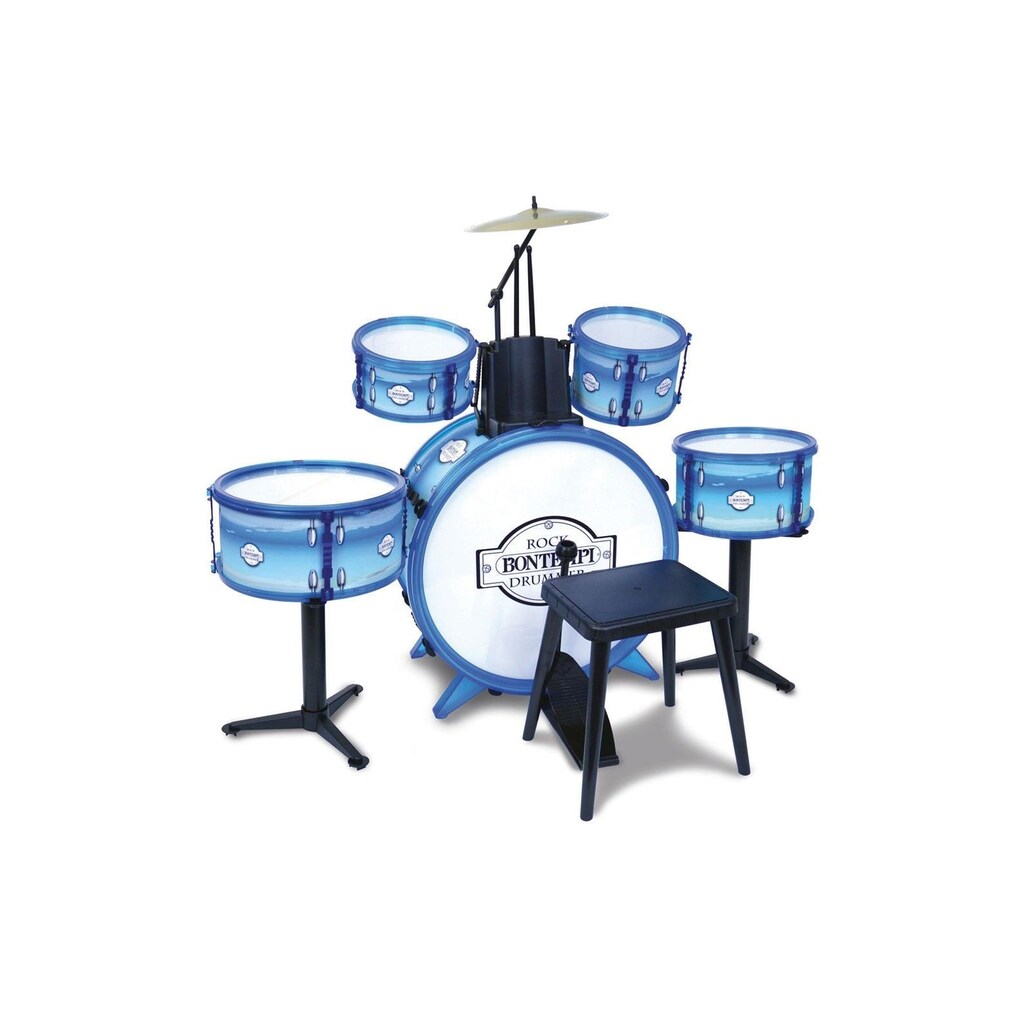 Bontempi Spielzeug-Musikinstrument »Schlagzeug blau«
