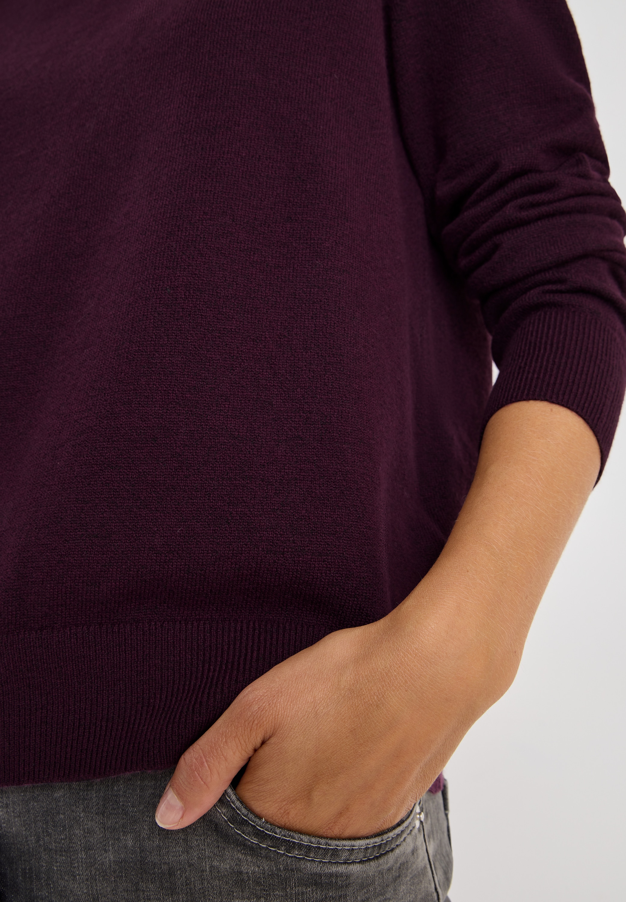 Cecil Strickpullover Rundhalspullover, Regular Fit,