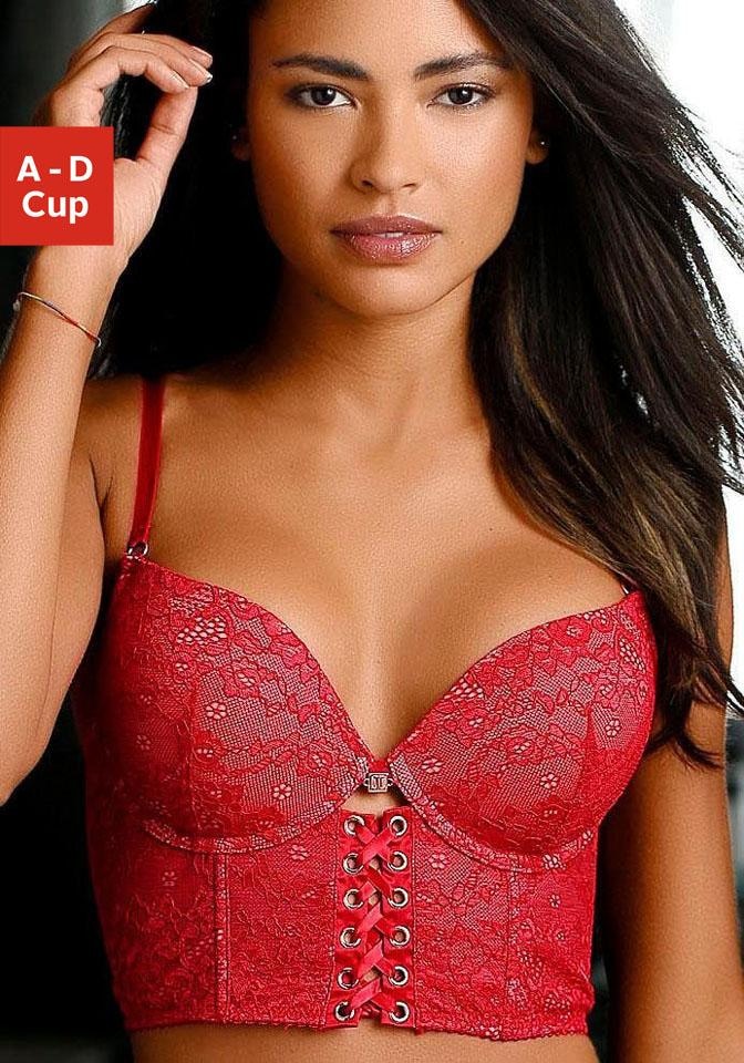 Image of JETTE Push-up-BH in hübscher Bustier-Form, sexy Dessous