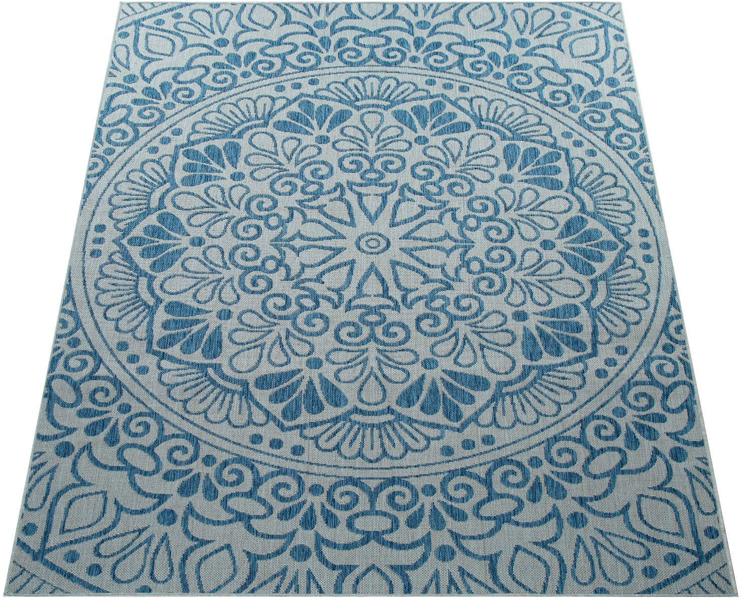 Image of Paco Home Läufer »Coco 205«, rechteckig, 4 mm Höhe, Teppich-Läufer, Flachgewebe, Paisley Muster, In- und Outdoor geeignet, ideal in Diele & Flur bei Ackermann Versand Schweiz