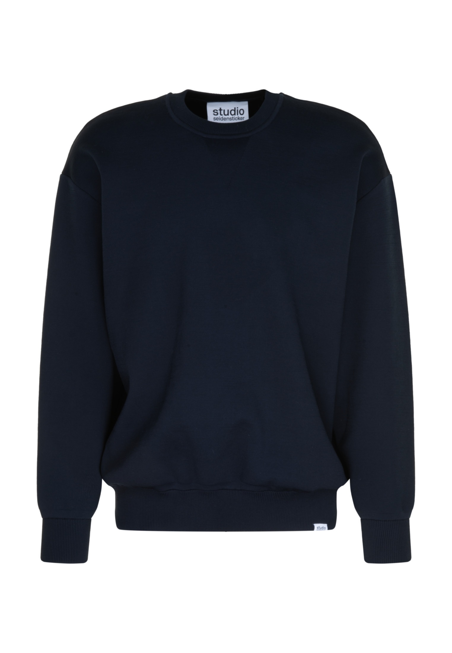 studio seidensticker Strickpullover »Studio«, Langarm Rundhals Uni