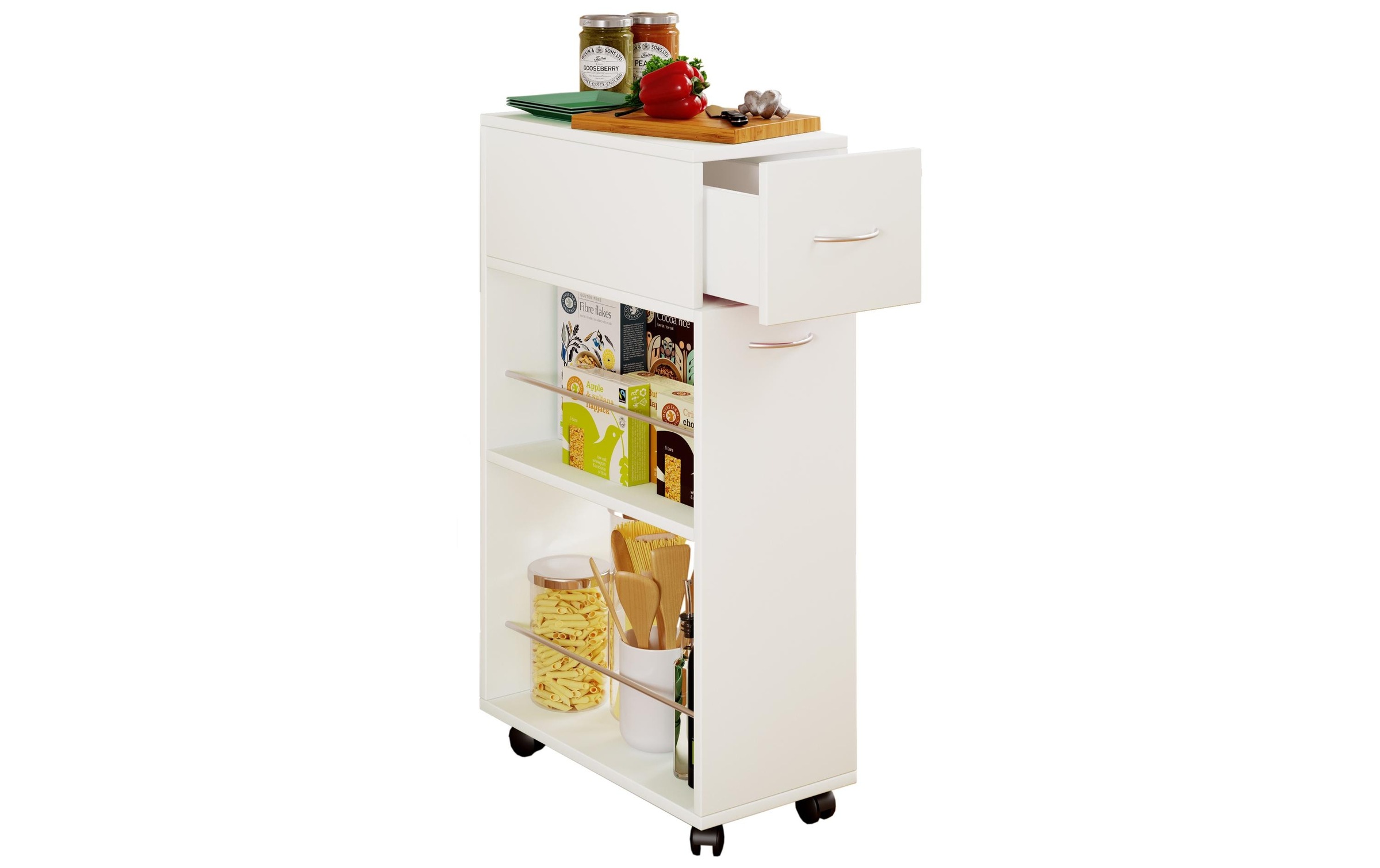 VCM Chariot de cuisine »Tusal mit Schublade 25 x 85 x 50 cm«