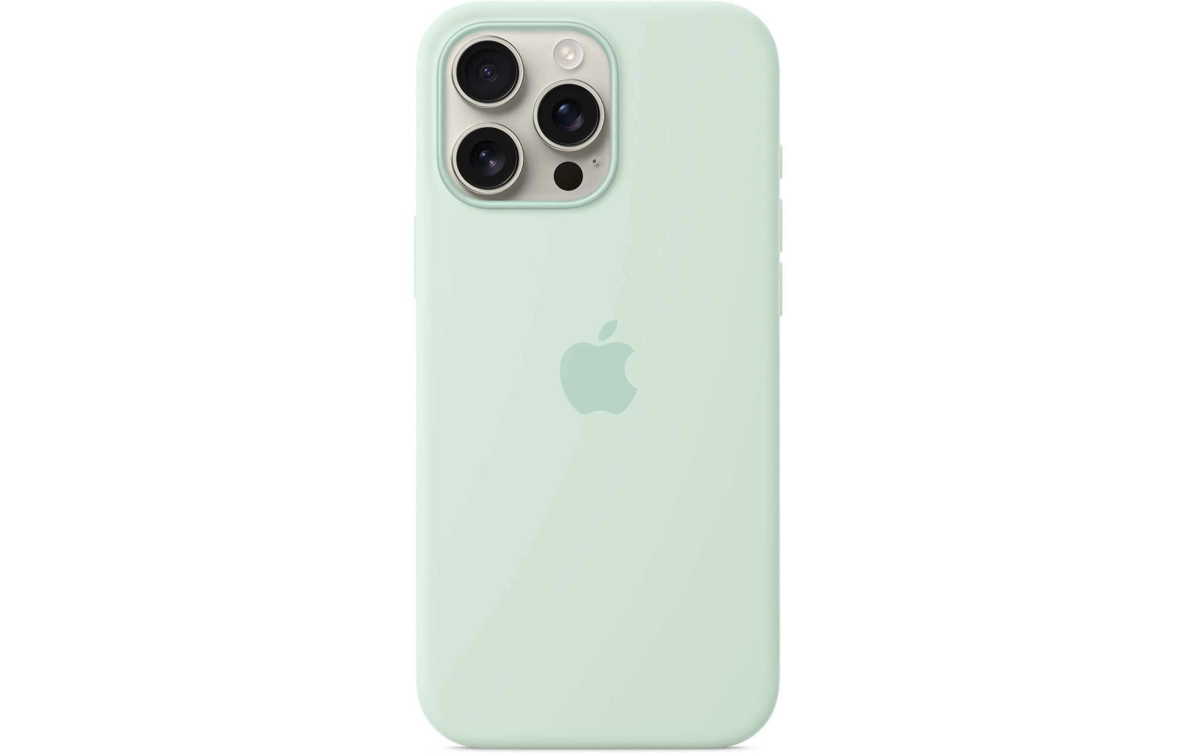 Apple Smartphone Silikon Case mit MagSafe, iPhone 16 Pro Max, Aquamarin