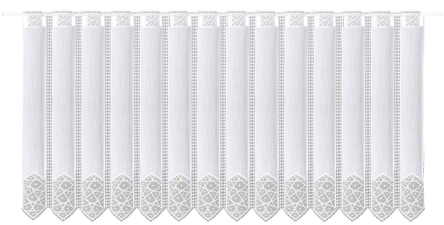 Image of Gerster Scheibengardine nach Mass »Blanca«, (1 St.), Macrameepanneau mit graphischem Muster bei Ackermann Versand Schweiz