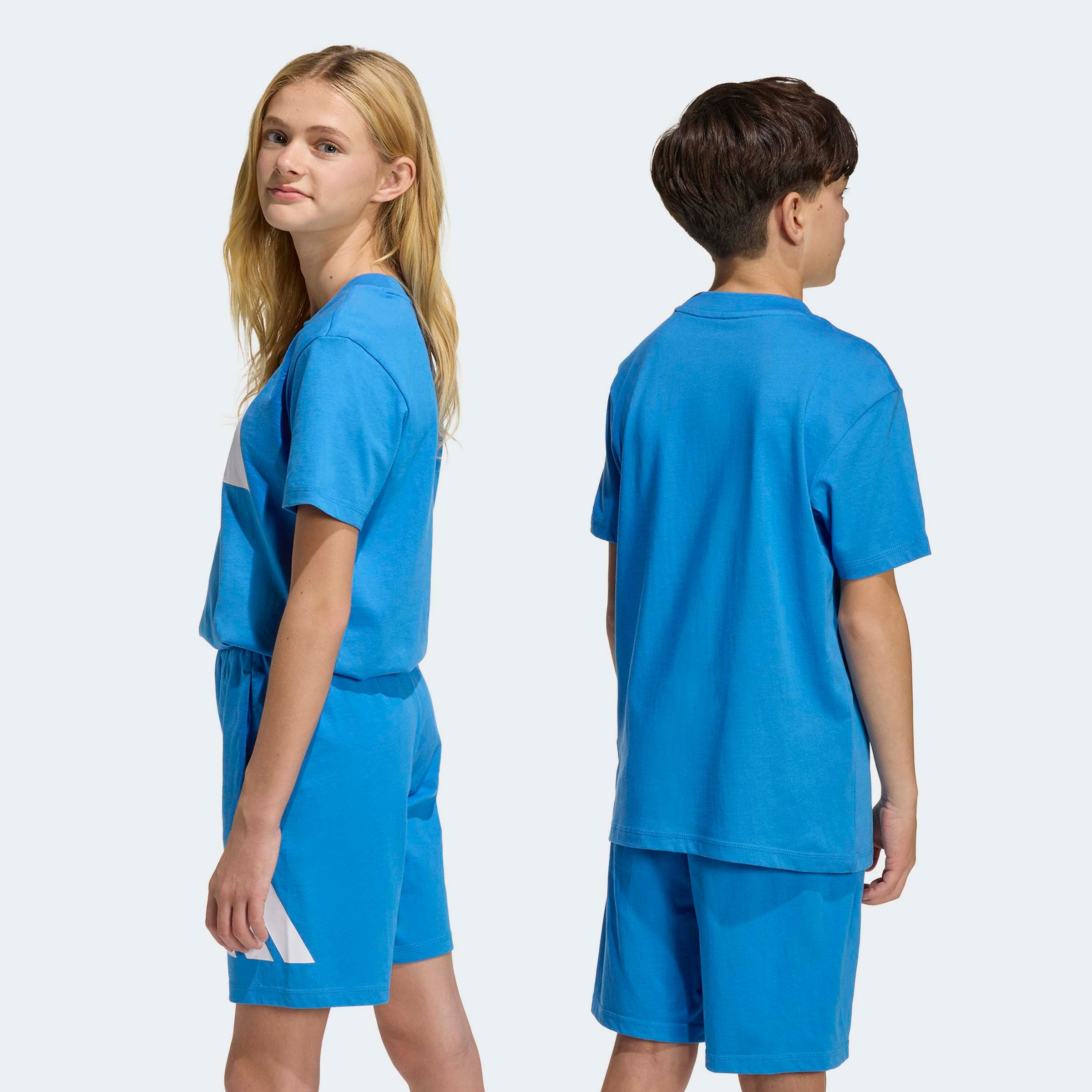 adidas Sportswear T-shirt »ESSENTIALS KIDS« pour enfants et adolescents, avec encolure ronde, en 100 % coton
