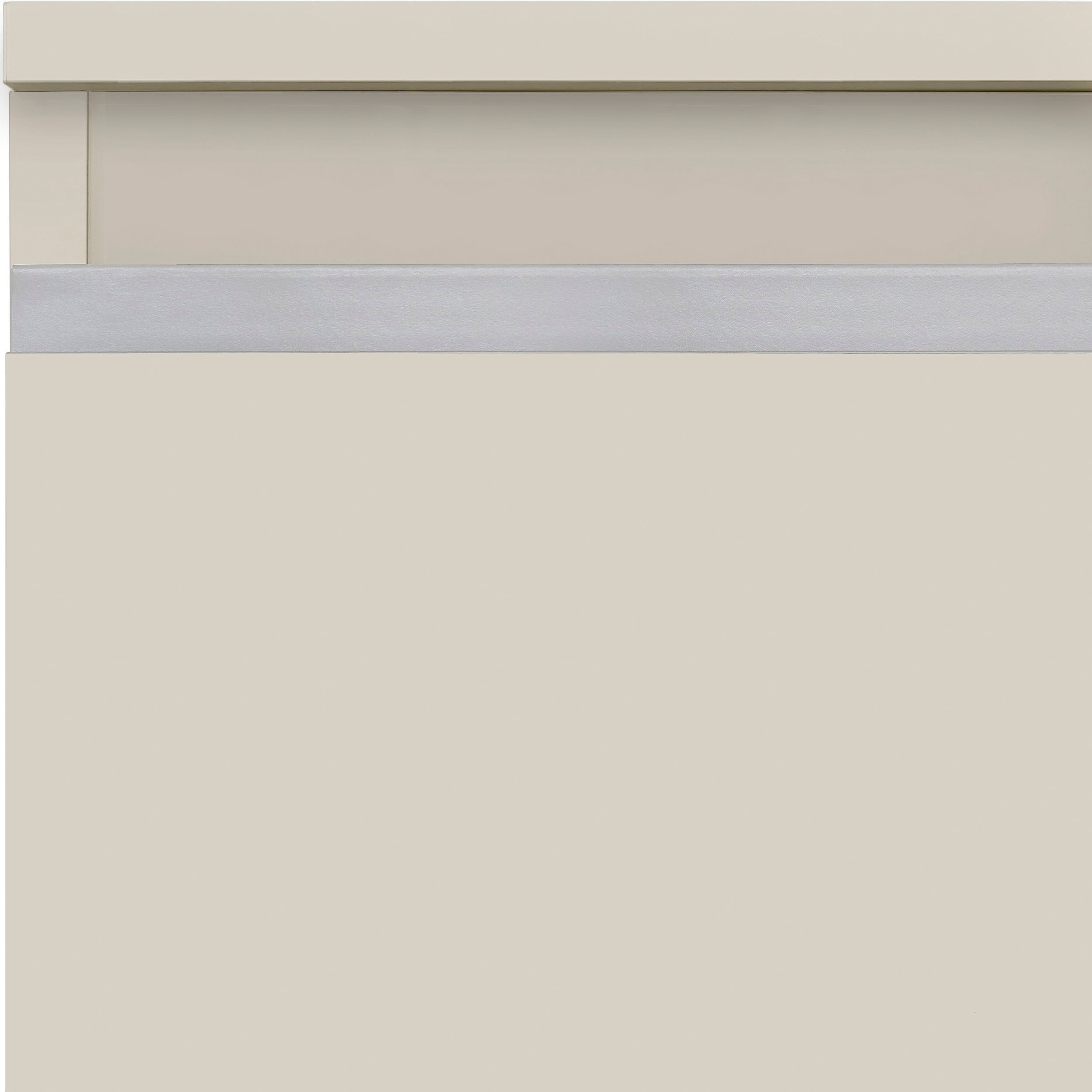 Home affaire Table basse »Magic,Lowboard,TV-Kommode,TV-Möbel,TV-Bank« Alugriff, 2 Türen, 2 Schubkästen, B/T/H 240×40×40 cm, kaschmir matt