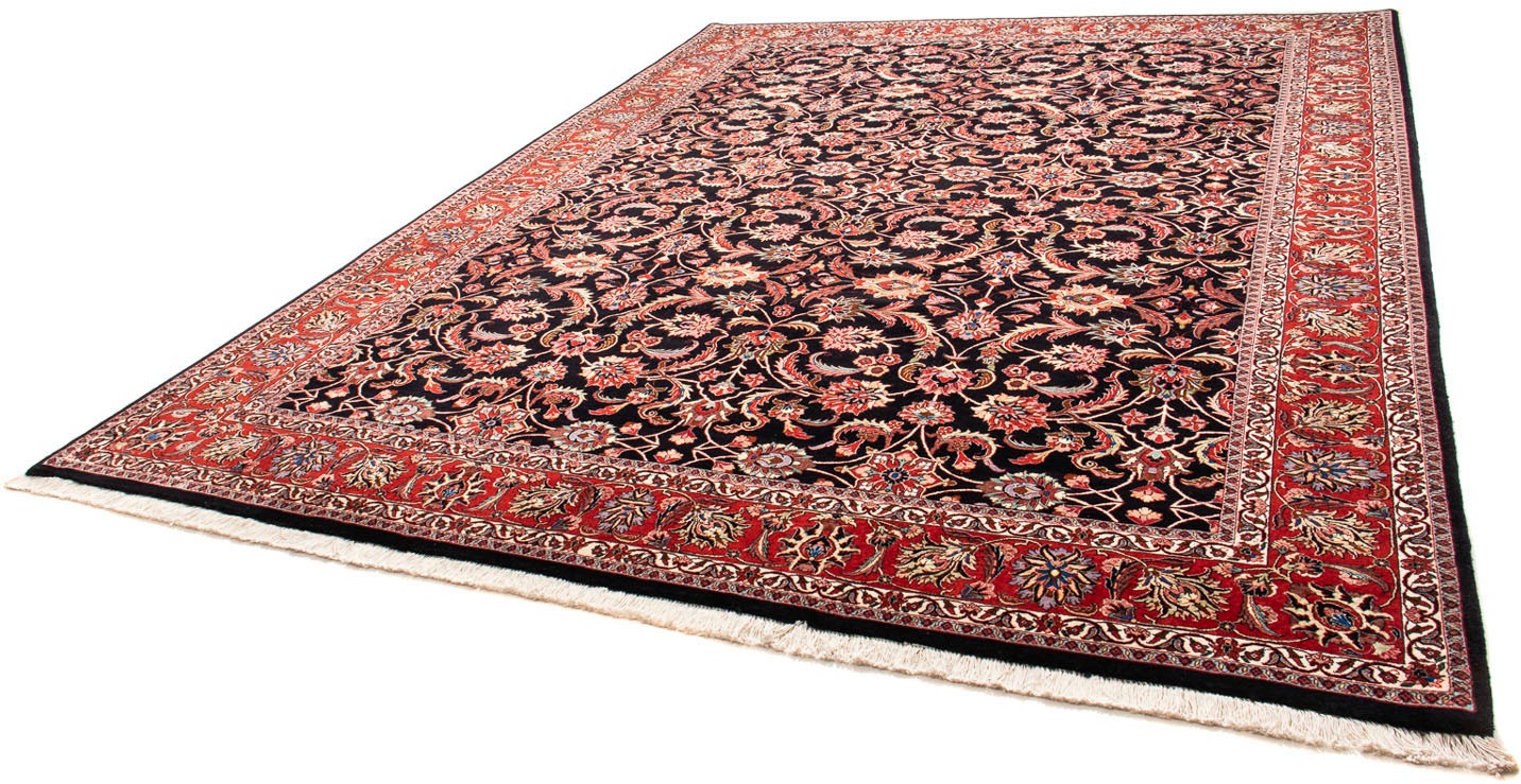 Image of morgenland Orientteppich »Perser - Bidjar - 340 x 252 cm - dunkelblau«, rechteckig, 15 mm Höhe, Wohnzimmer, Handgeknüpft, Einzelstück mit Zertifikat bei Ackermann Versand Schweiz