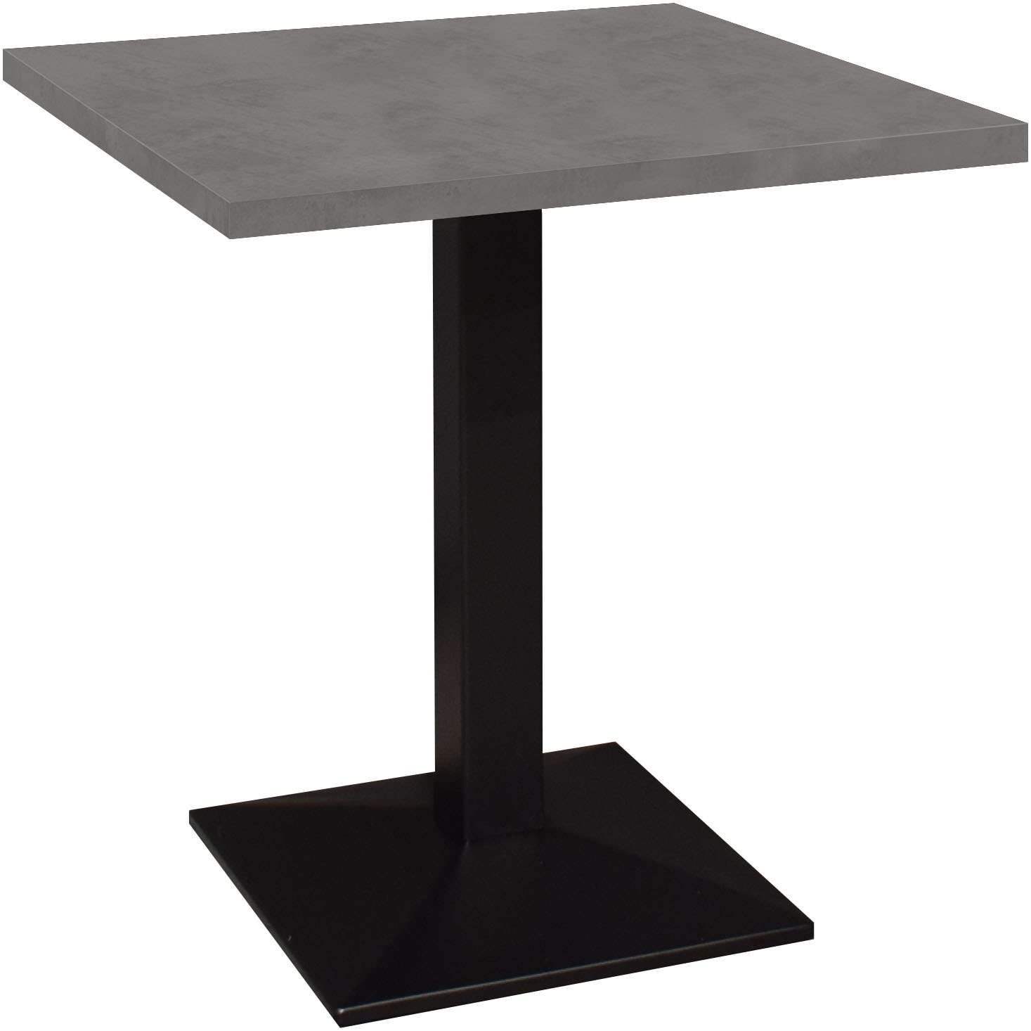 Mäusbacher »Big Bistro Metall« Structure en colonnes carrées, plateau rectangulaire LPH 70x75x70 cm