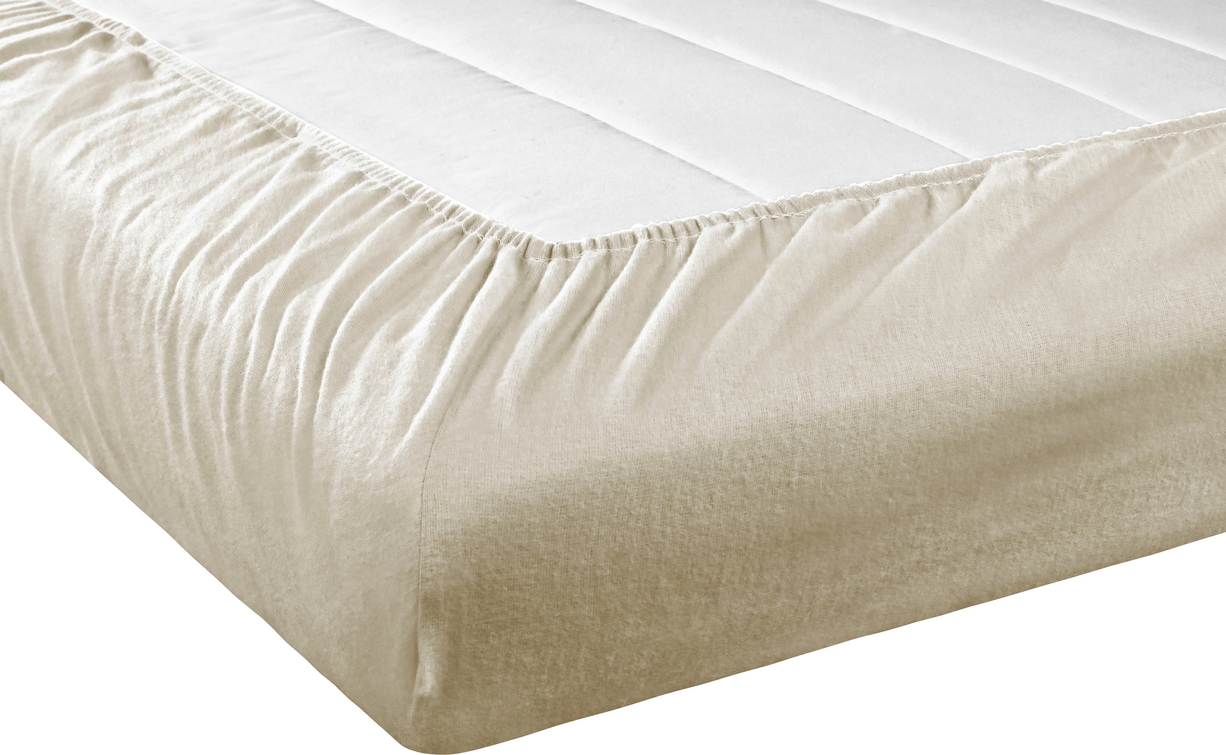 SETEX Spannbettlaken »GOTS Feinbiber Spannbettlaken« aus zertifizierter Bio-Baumwolle