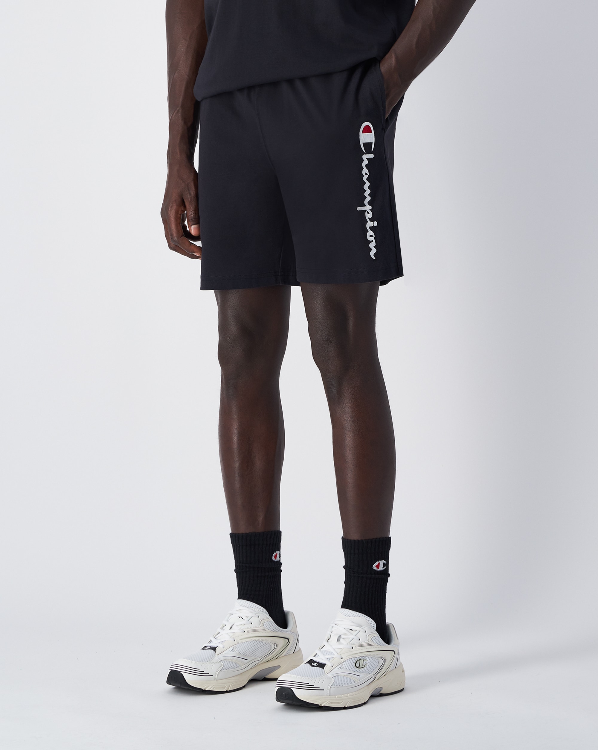 Image of Champion Jerseyhose "ICONS Long Bermuda" Jerseyhose mit normaler Länge, ohne Verschluss, aus Baumwolle