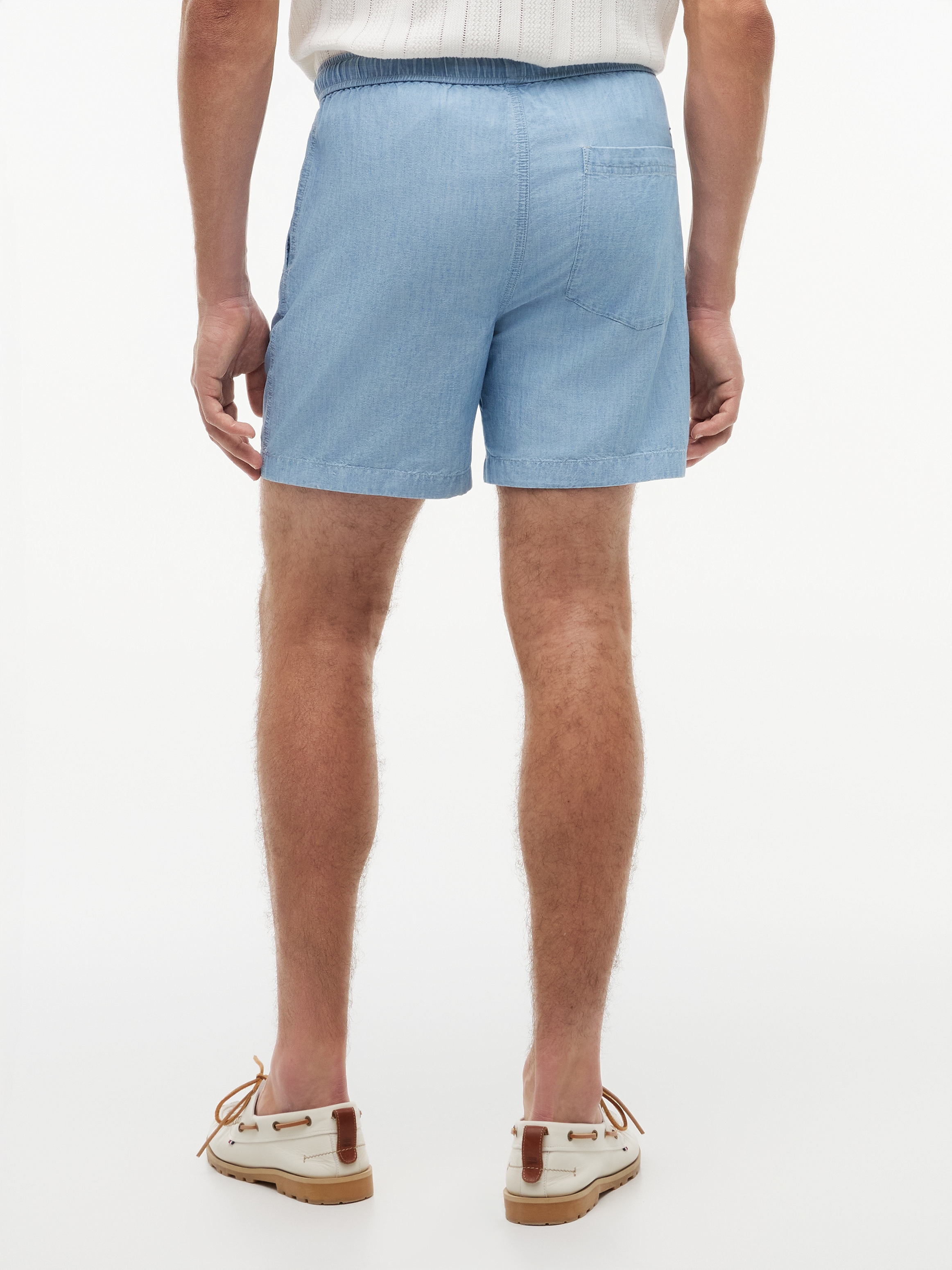 Tommy Hilfiger Shorts »DOVER 6" PO CHAMBRAY«  im Chambray-Optik, elatischer Bund