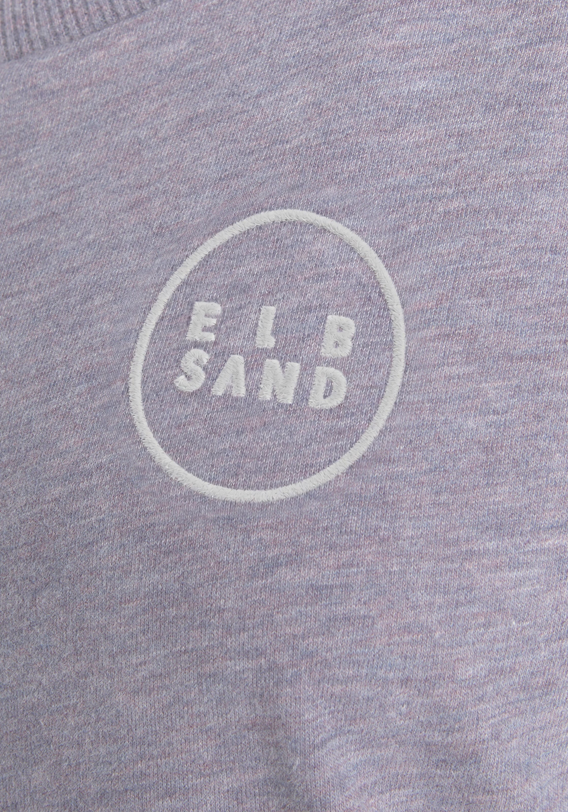 Elbsand T-shirt »Ranva« mit Logodruck, Kurzarmshirt aus Baumwoll-Mix, sportlich