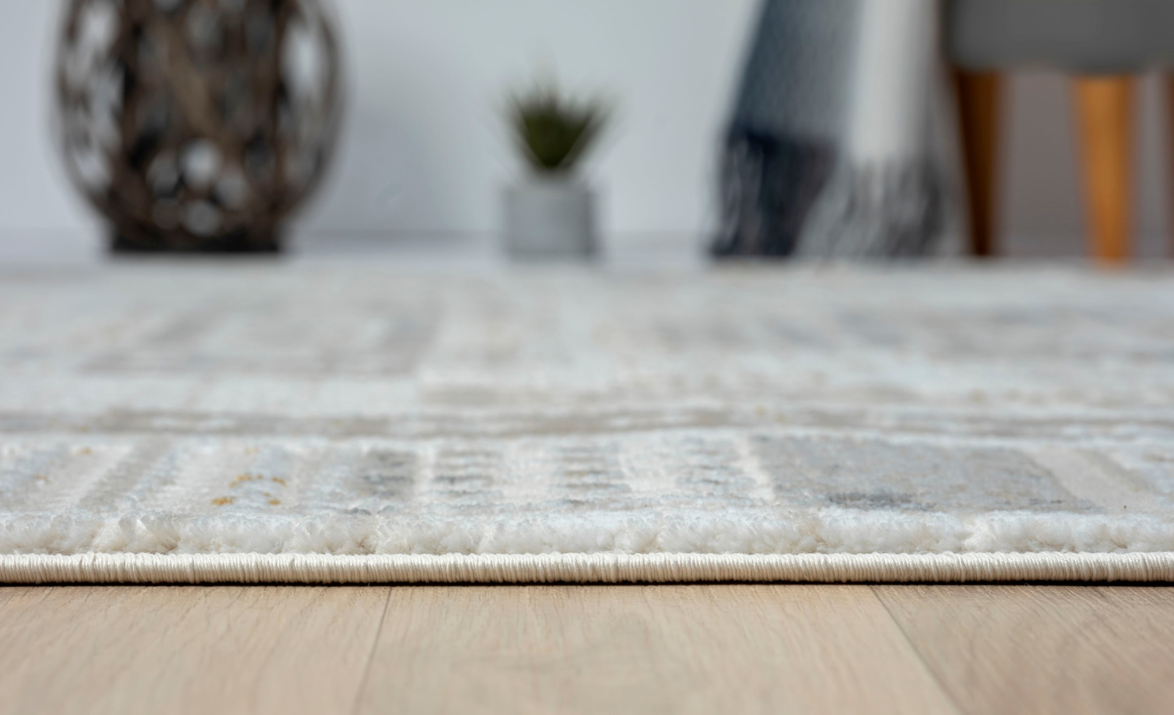 Myflair Möbel & Accessoires Tapis »My Kashkuly« Rectangulaire 10 mm Höhe Kurzflor, Retro-Style, besonders weich durch Microfaser, mit Fransen
