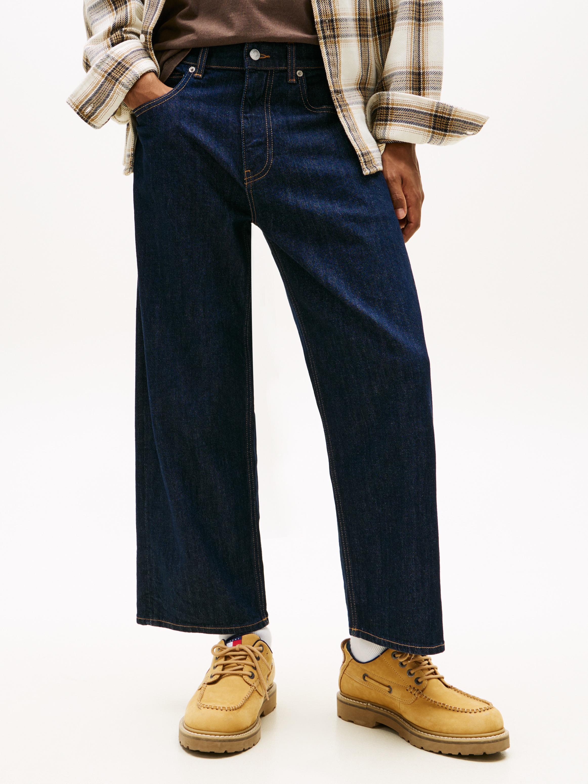 Image of Tommy Jeans Relax-fit-Jeans "JAIMIE RELAXED STRAIGHT CROPPED"