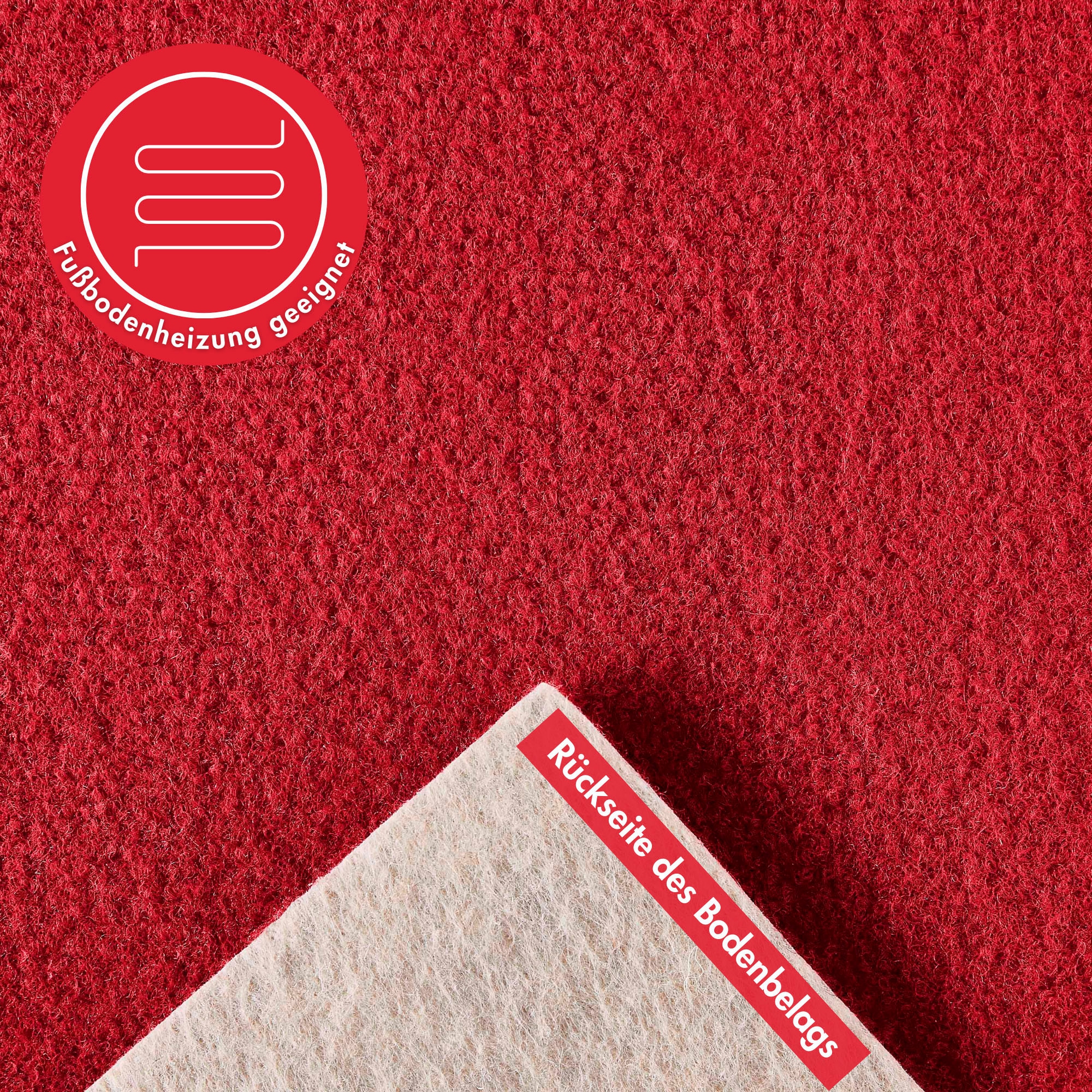 Andiamo Teppichboden »Sina, Velours, Made in Belgium«, rechteckig, 9 mm Höhe, Uni Farben, Breite 400 cm, strapazierfähig, pflegeleicht, Wohnzimmer