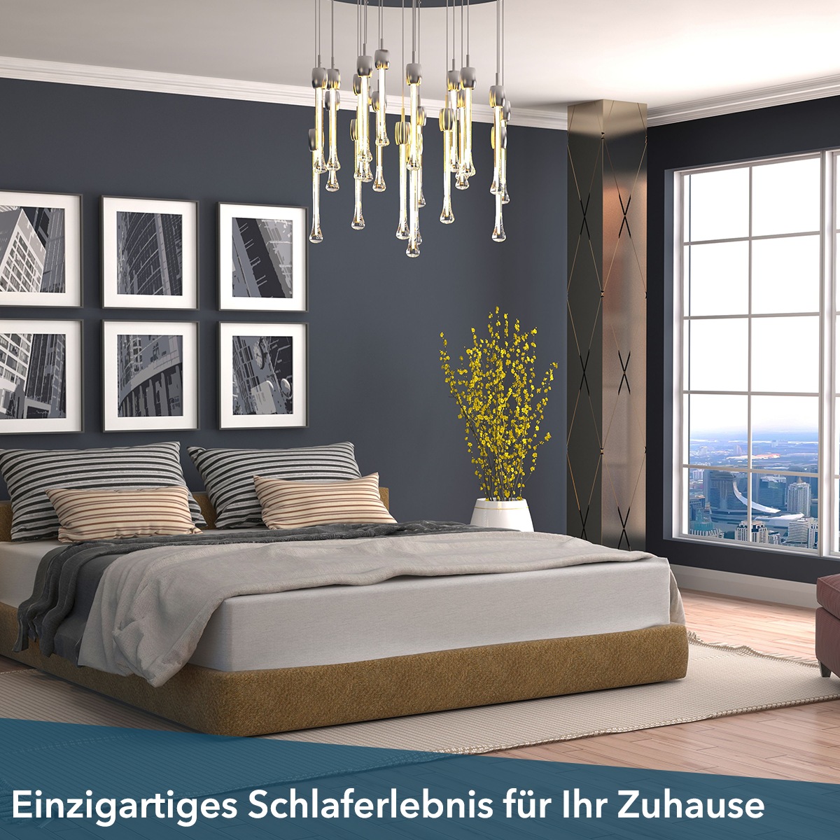 DI QUATTRO Komfortschaummatratze "Matratze Airy Form Luxus, Matratze in 90x200 cm und weiteren Größen" 29 cm hoch 1 Stk. tlg. Die Matratze, die atmet. Extra hoch und komfortabel, Schnäppchenpreis