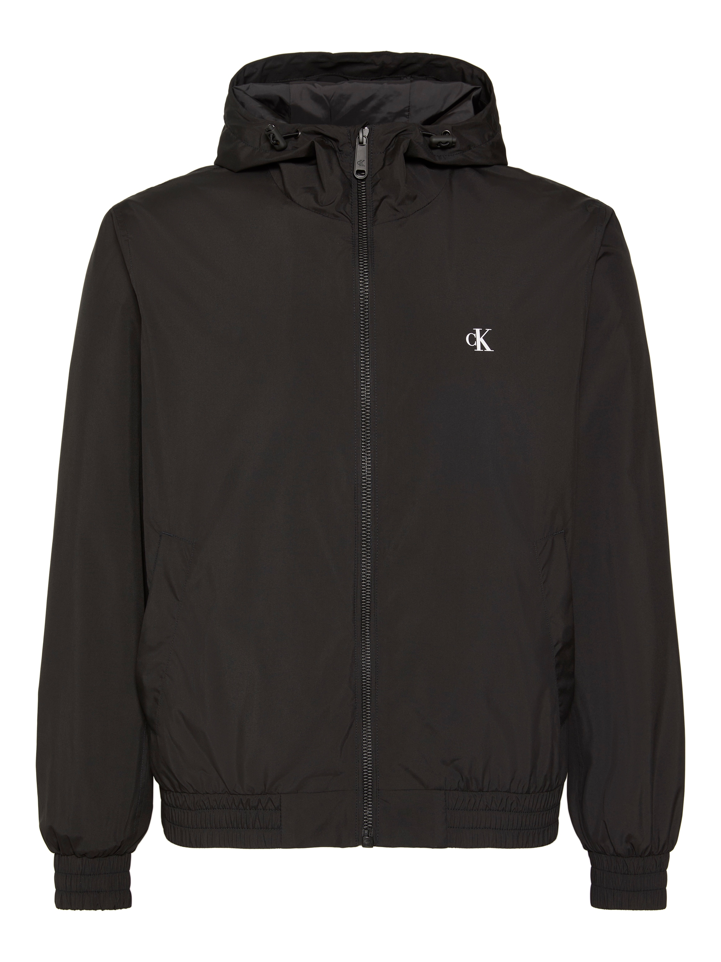 Calvin Klein Jeans Veste tous temps »HOODED NYLON« avec capuche Coupe régulière avec col rond et capuche