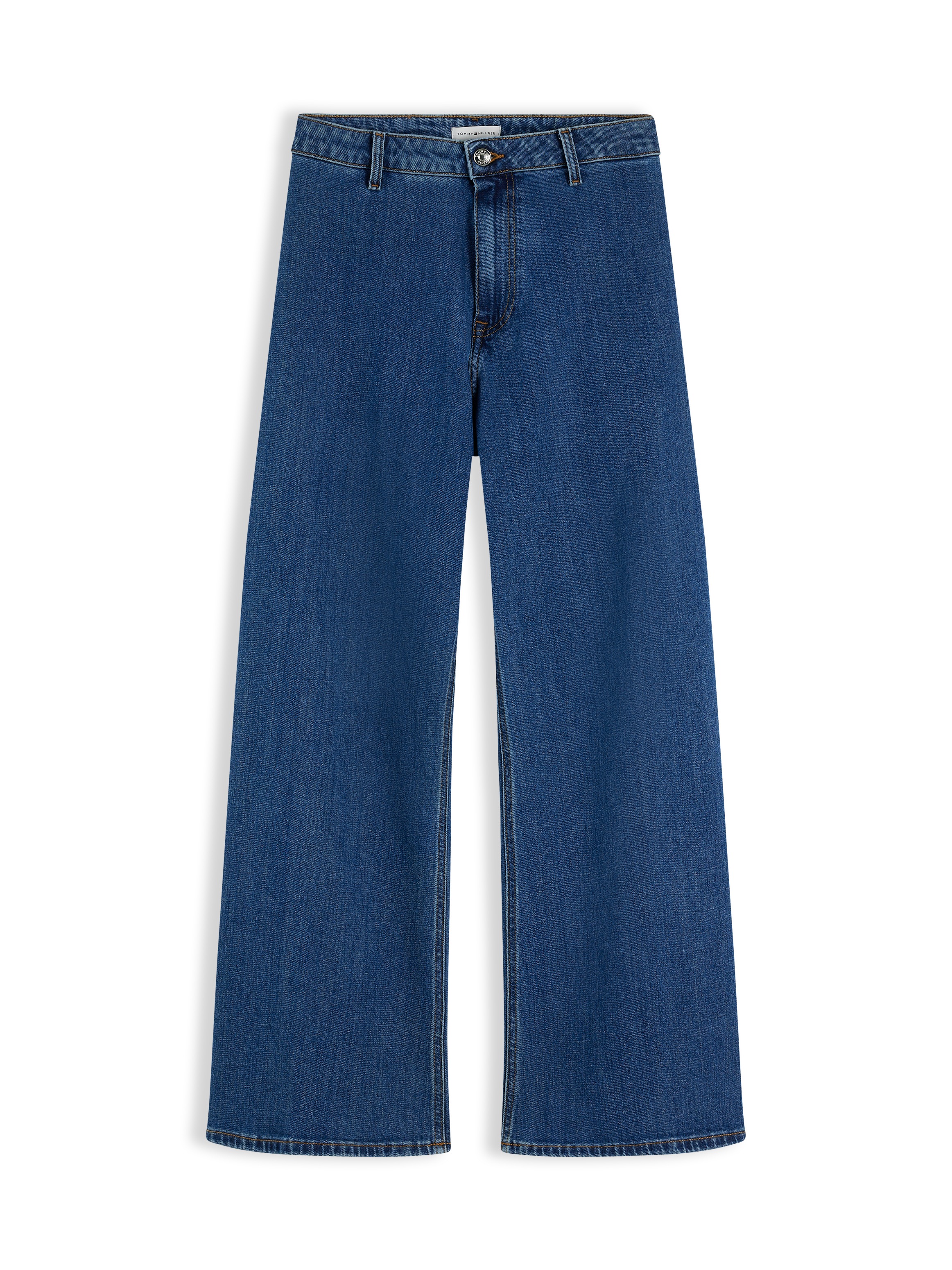 Tommy Hilfiger Jeans taille haute »WIDE LEG RIAN HW ANKLE« Baumwollmischung, lässig geschnitten, High Waist