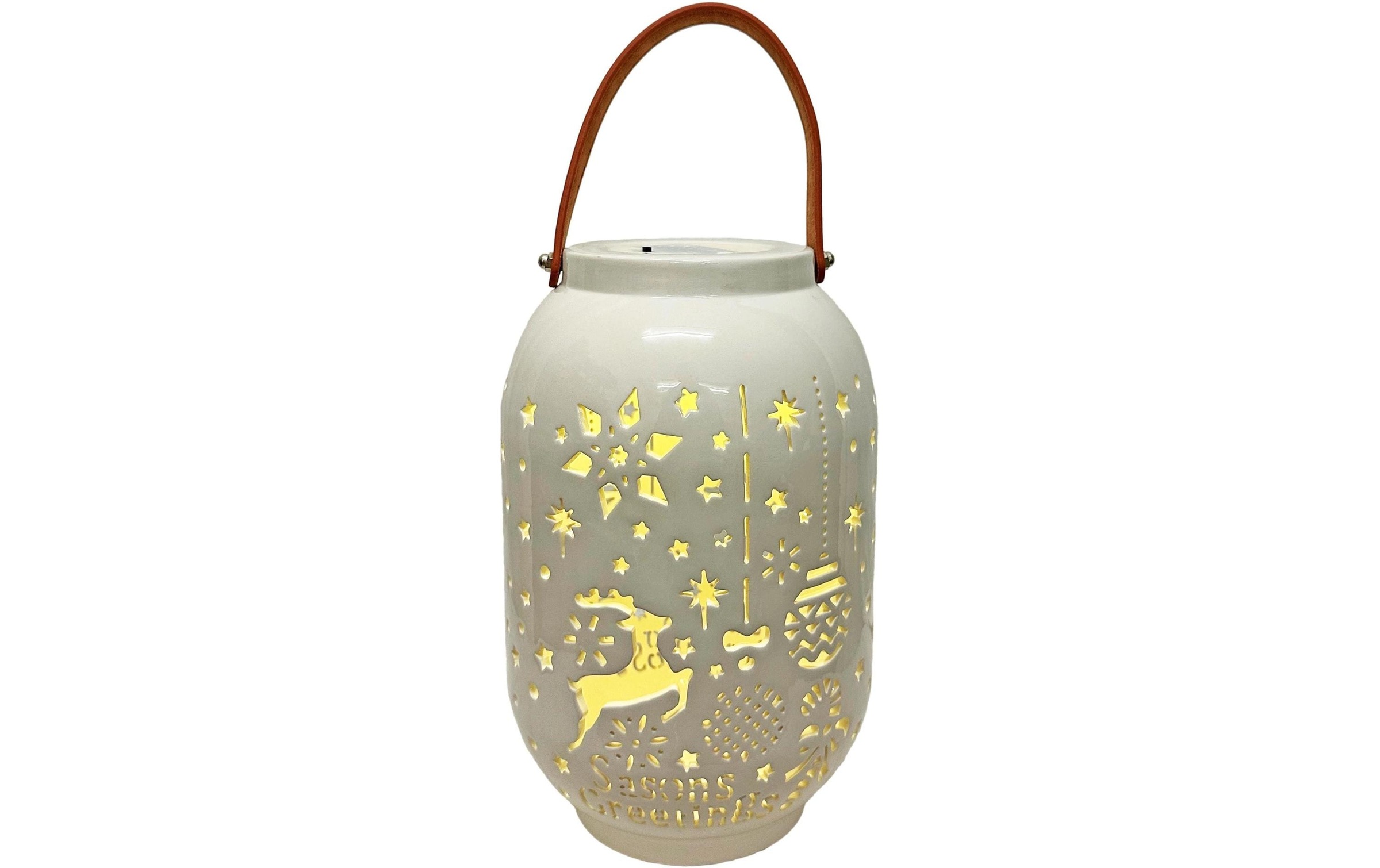 Image of Laterne "Dameco Xmas 28 cm Weiss"