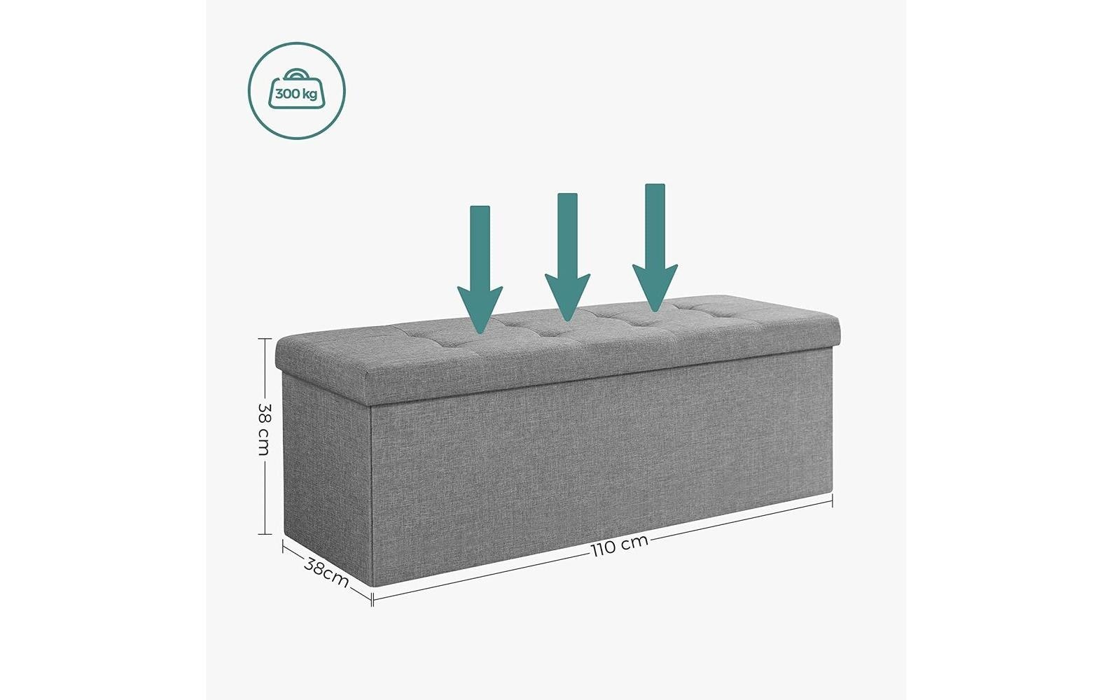 SONGMICS Sitztruhe »110 x 38 cm«